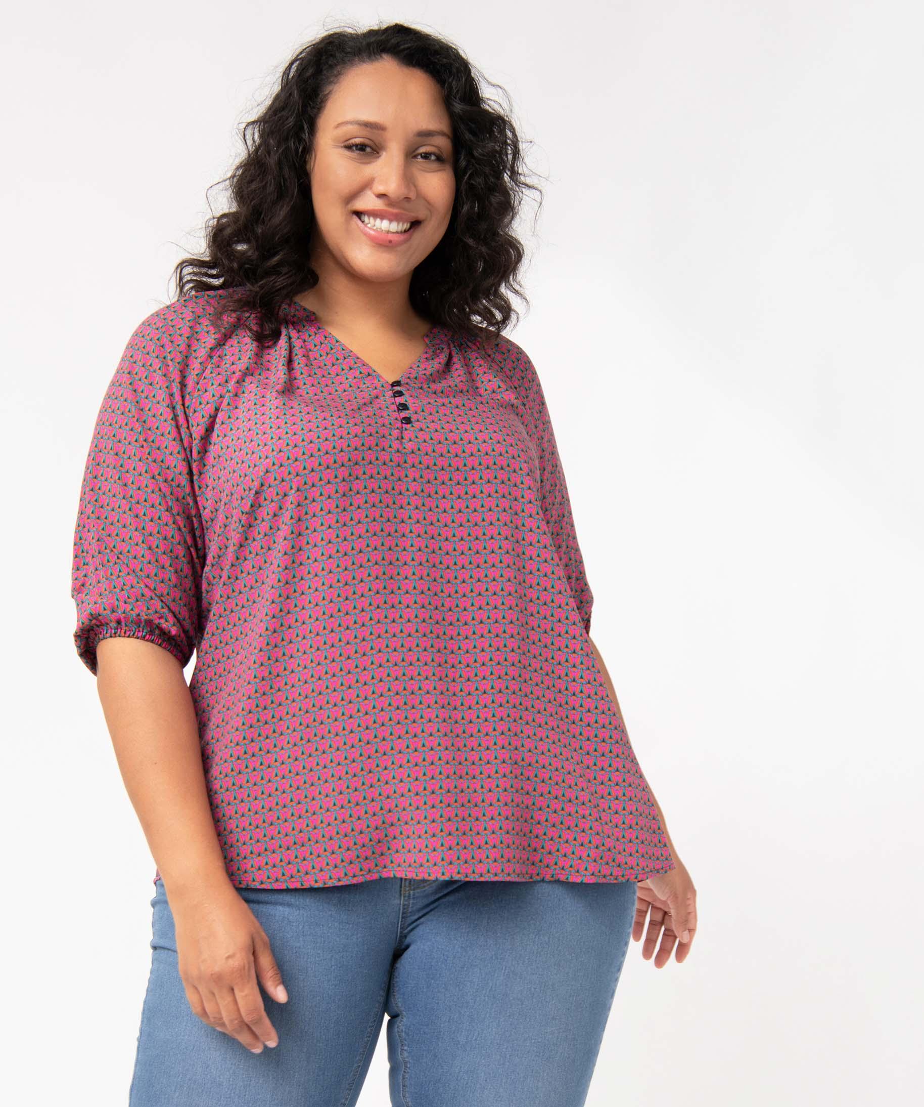 Tunic Loose Femme En Coton - Manches Longues, Col V - Pull Léger Décontracté Pour Toutes Saisons - 6