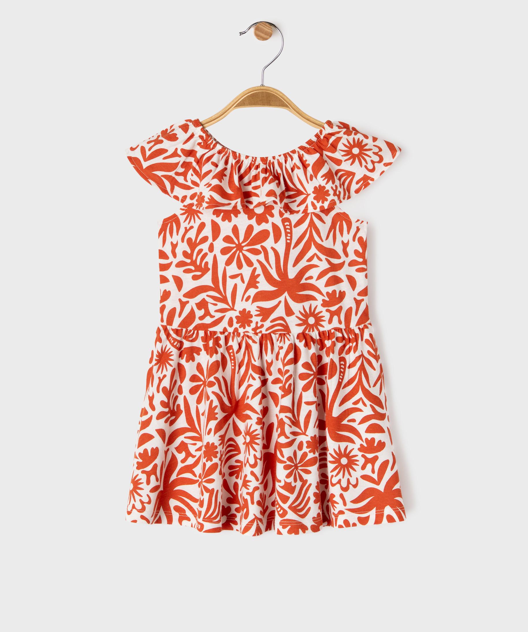 Robe Orange - 9/18 mois