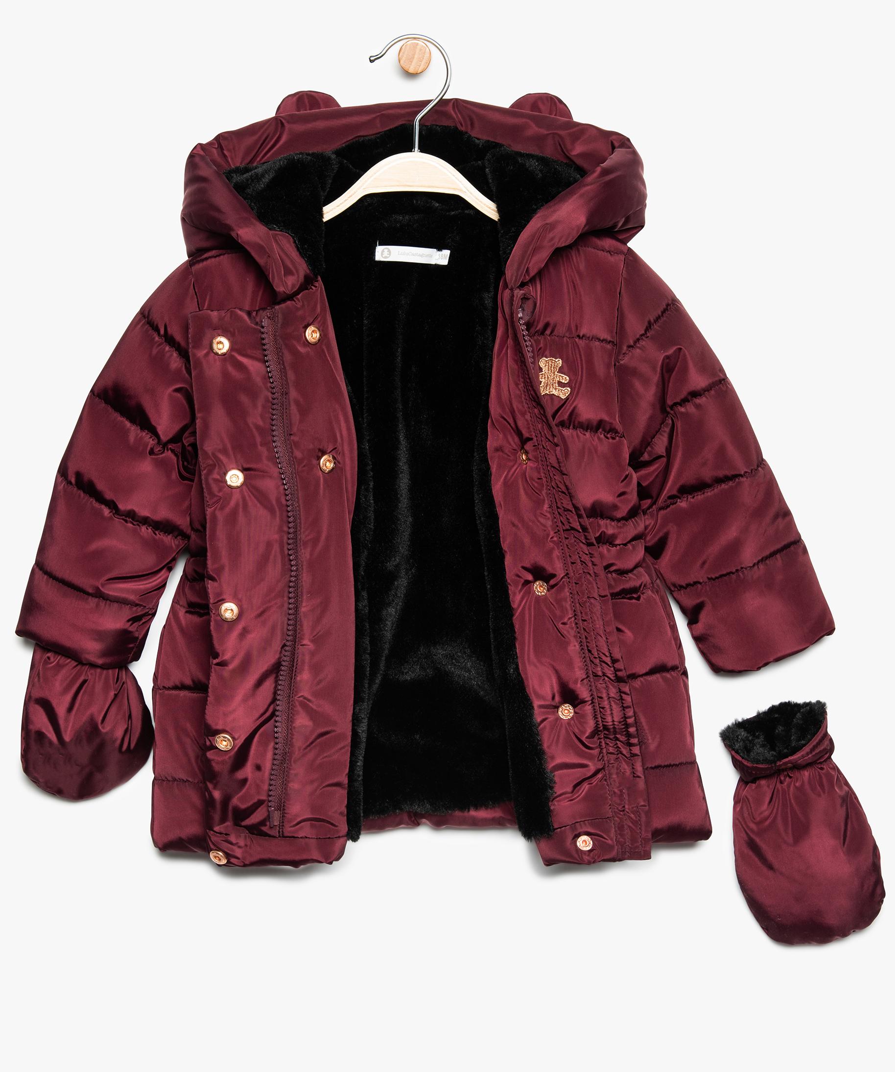 Manteau lulu castagnette bebe fille new arrivals