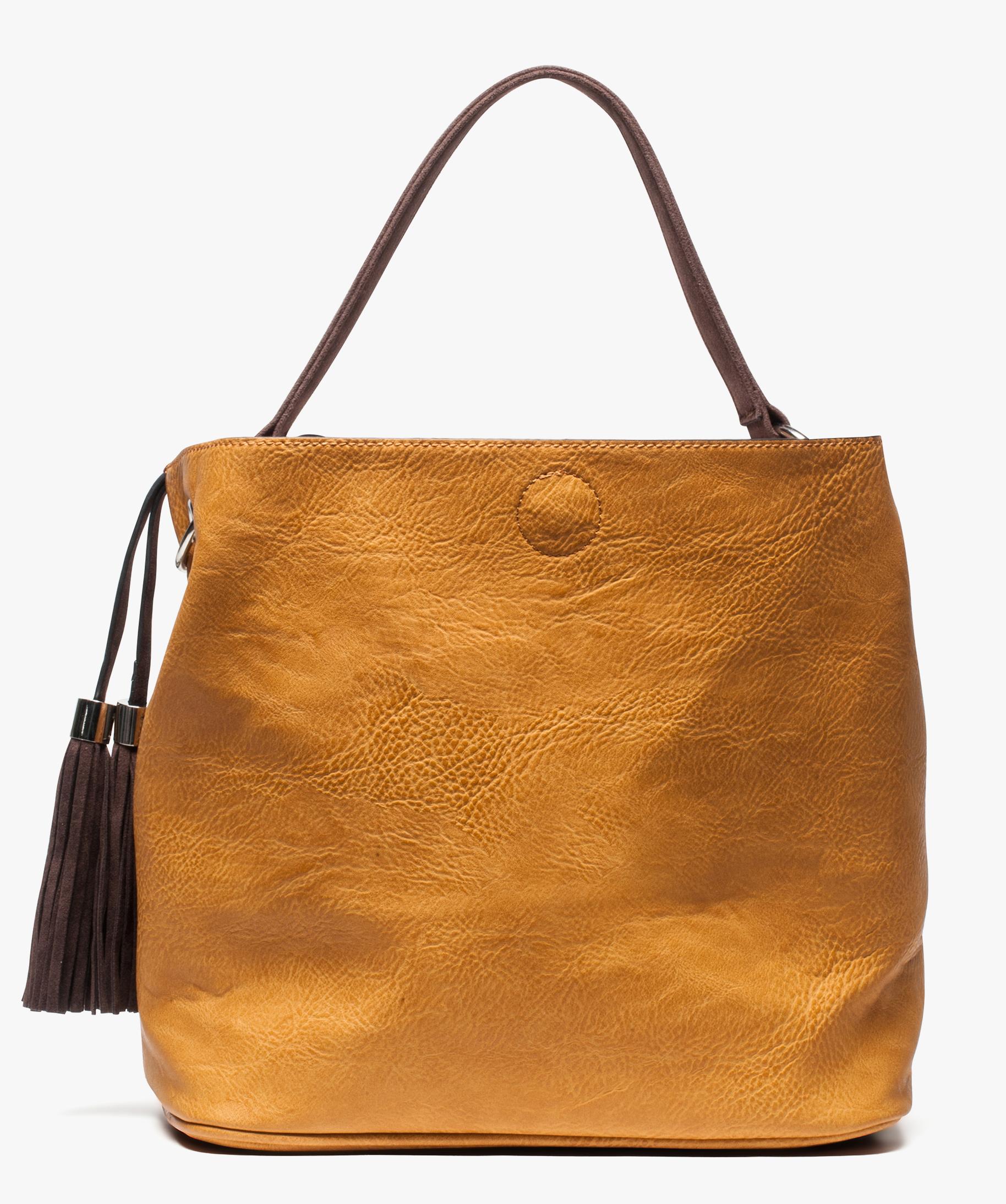 Sac à Main Save The Queen Multi-matières Marron Et Beige - Style Unique, Occasion, Parfait Pour Un Look Chic