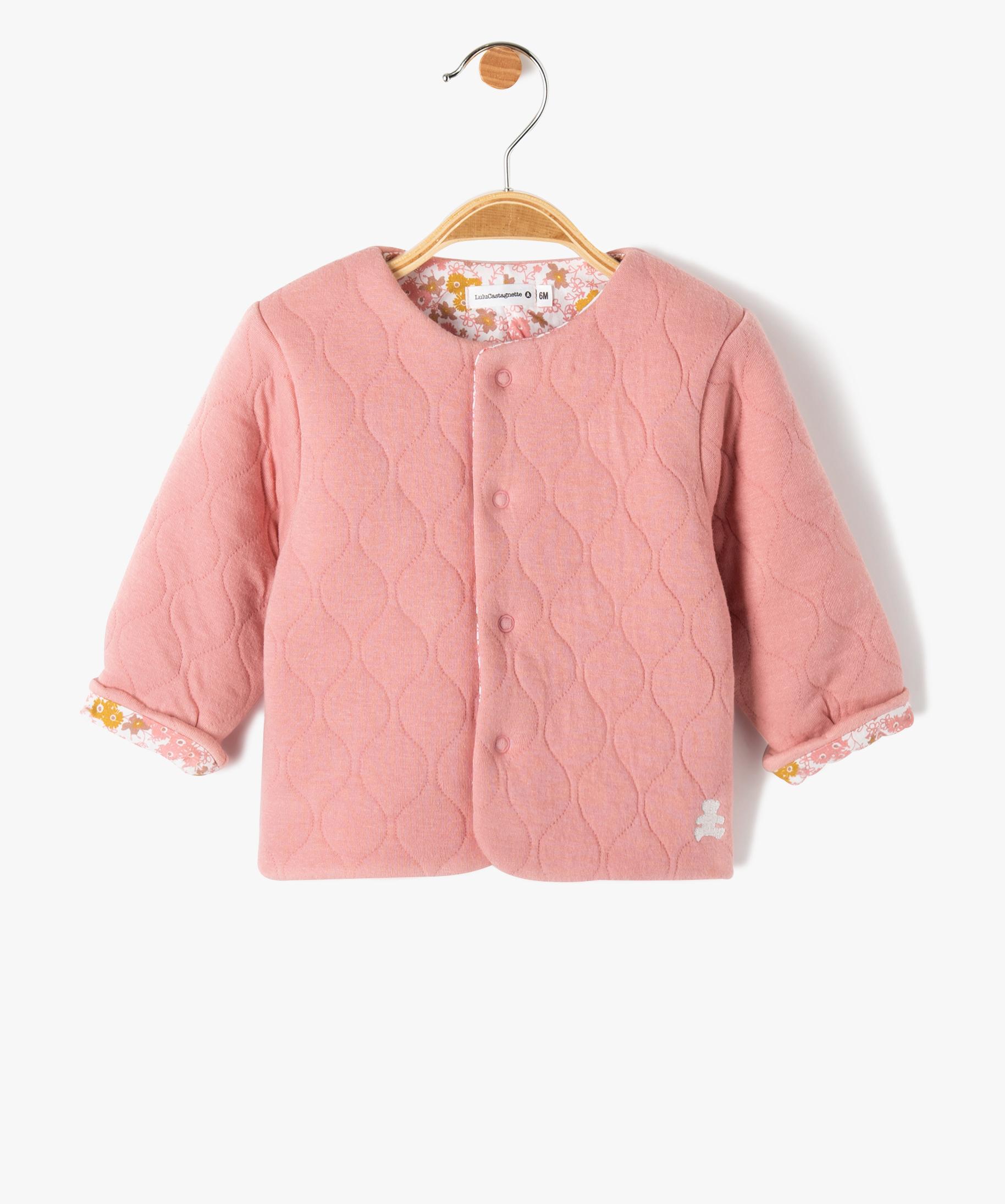 Barboteuse (combinaison) Ted Baker Pour Bébé Fille 12-18 Mois, Matelassée à Fleurs Et Volants - Occasion Très Bon état