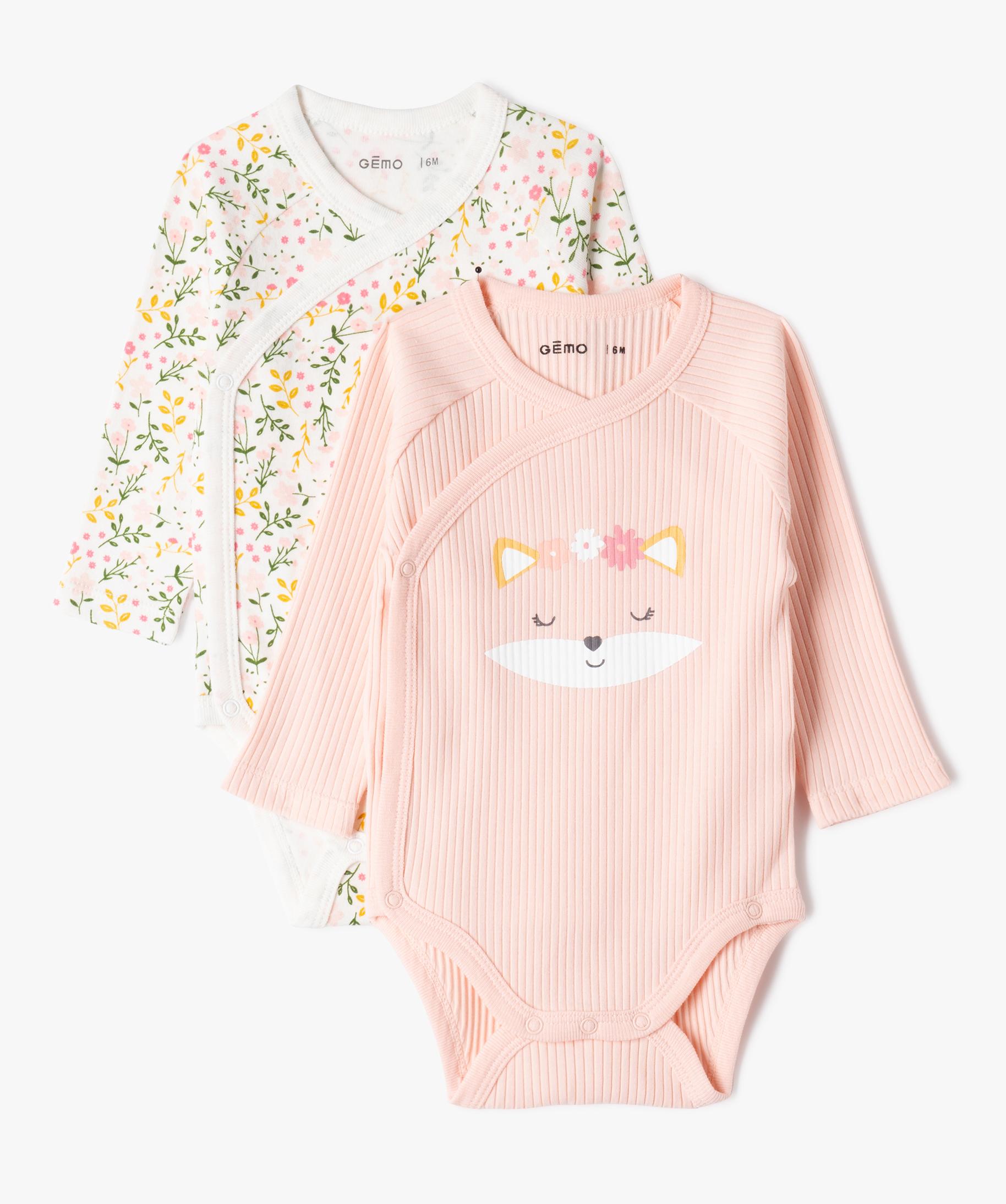 Body Bébé Manches Longues - coton bio, Blocks bleu clair | Lässig
