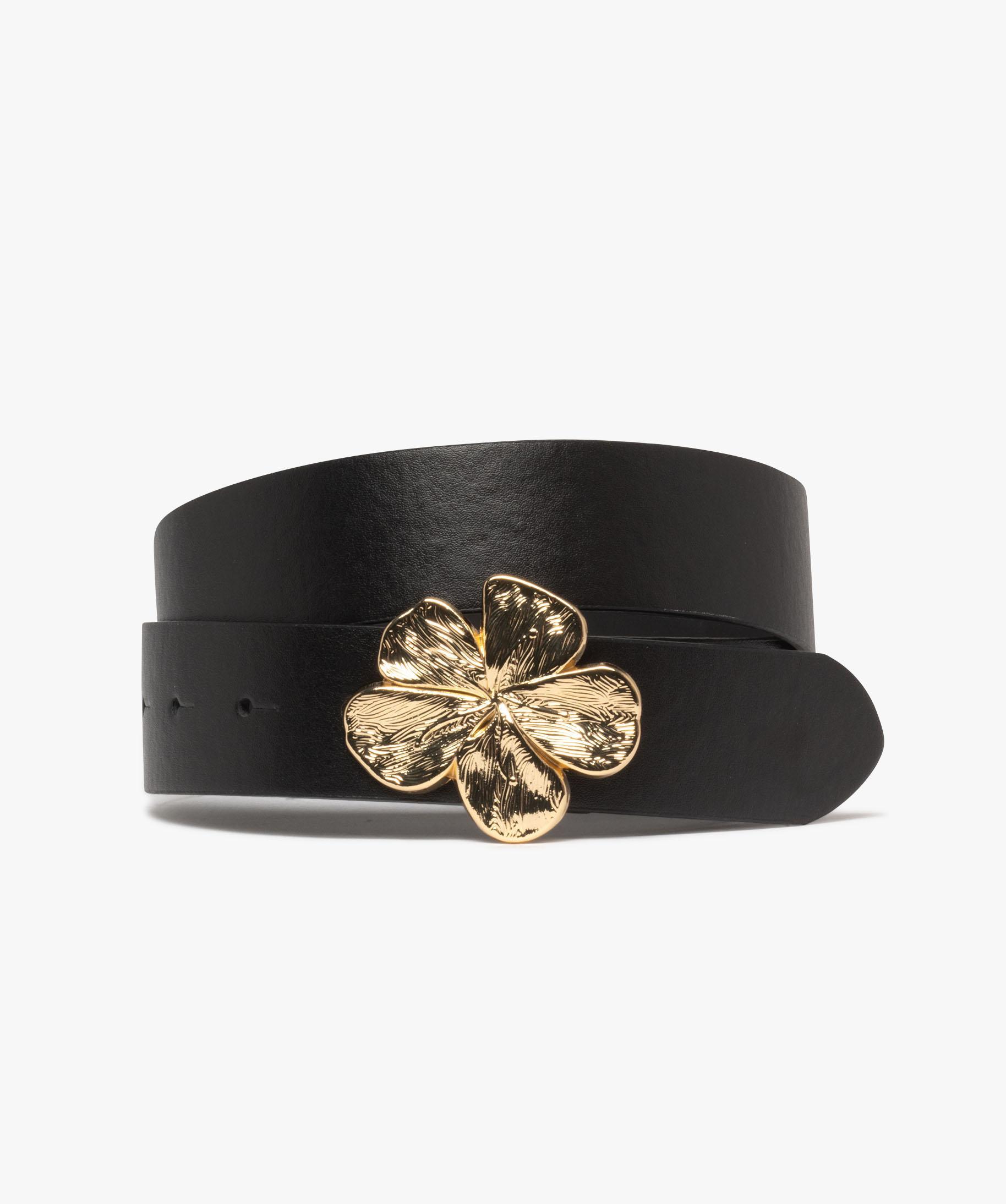 Motif De Peau De Serpent Boucle Boucle Pu Ceinture En Cuir Couleur Couleur