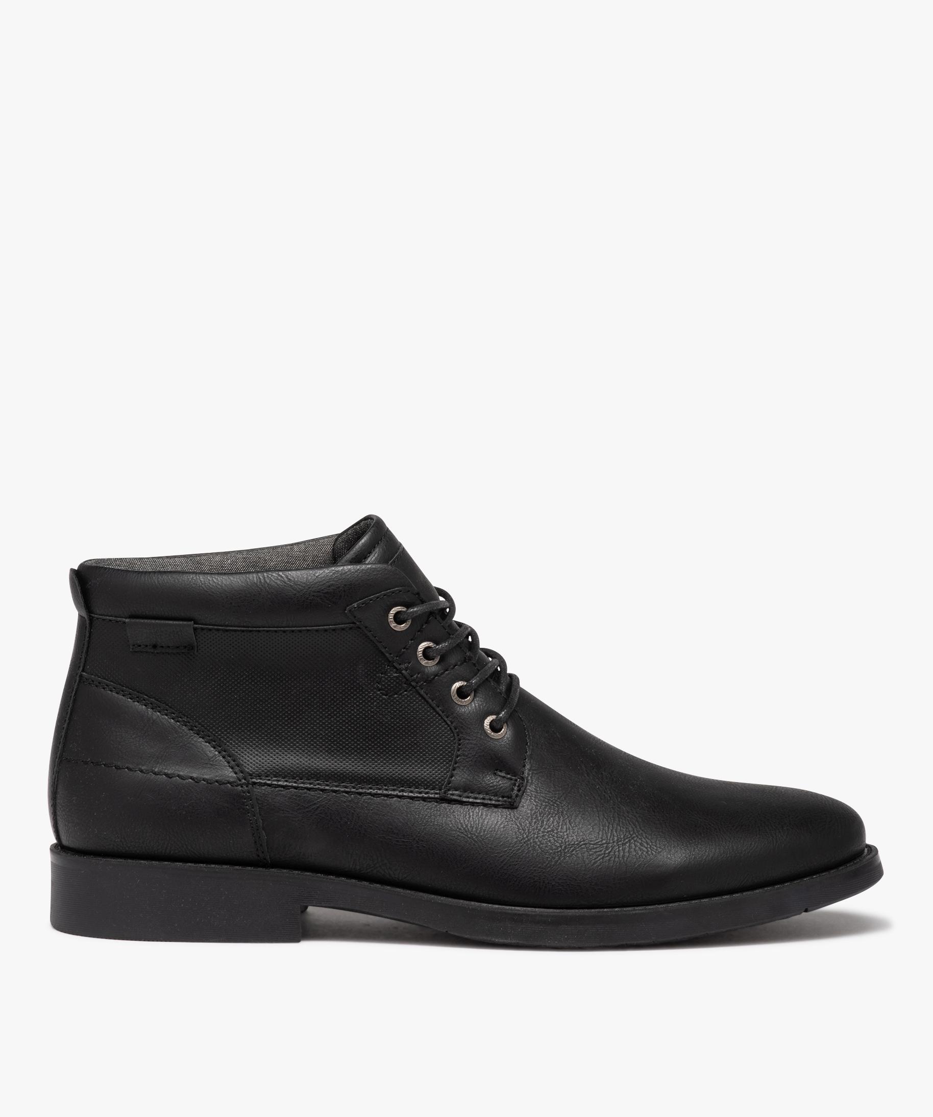 Bottines LLOYD Core 335 Pour Homme - Cuir Lisse, Semelle Caoutchouc, Laçage, Style Mixte Botte Desert / Botine élégante