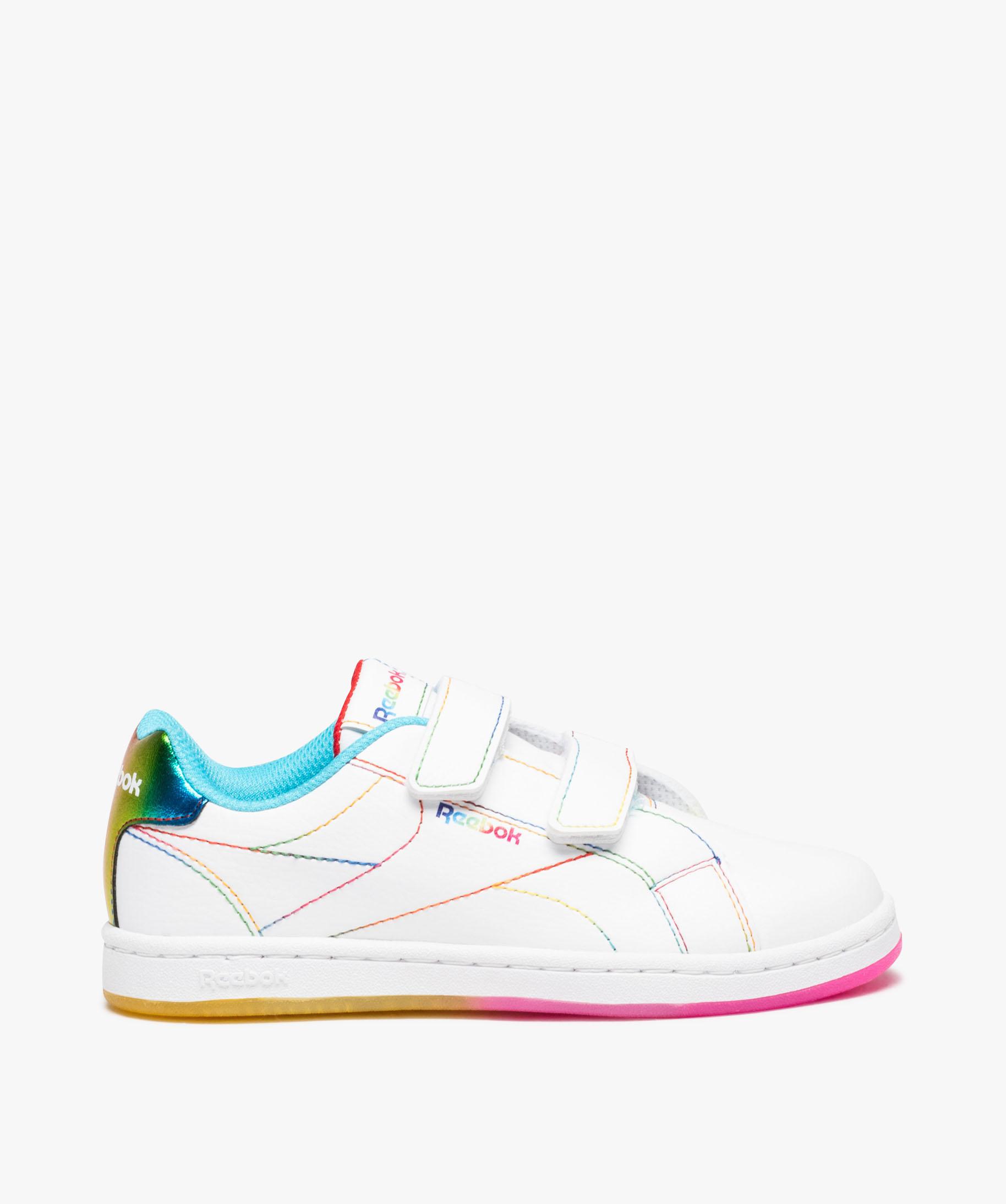 Baskets fille scratch avec surpiq res color es Reebok blanc GEMO