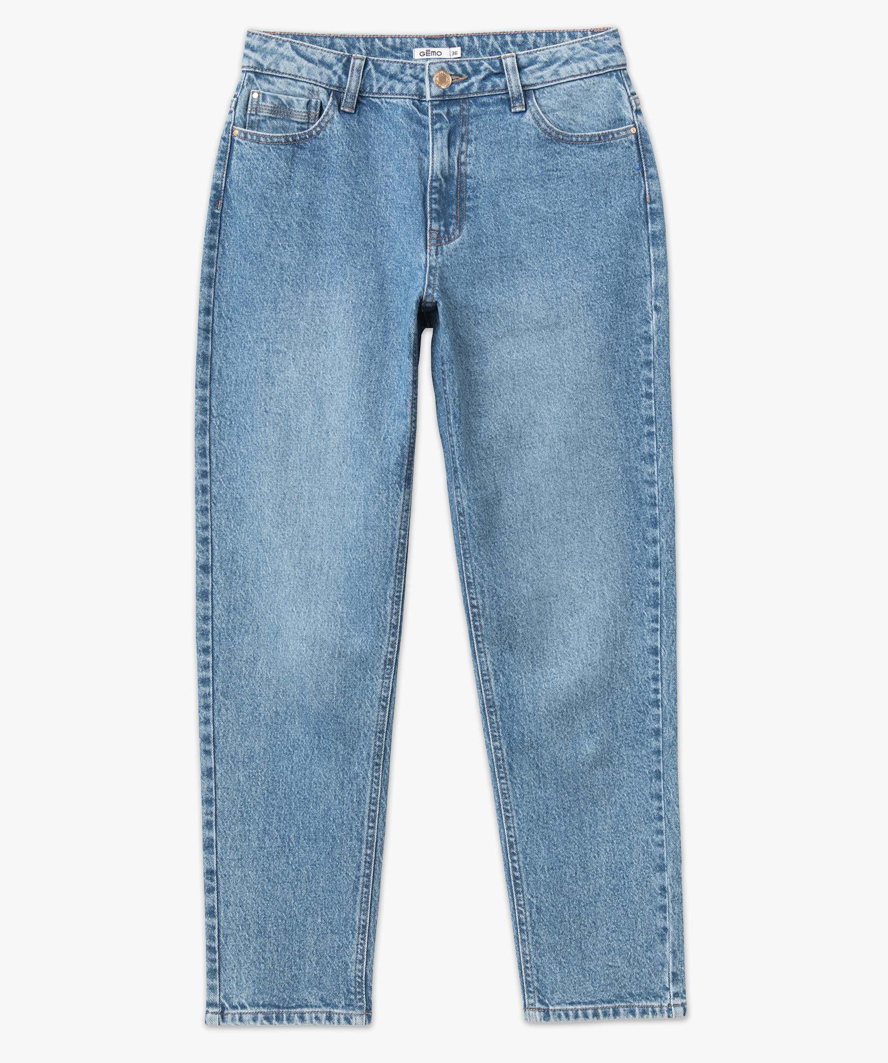 Izvoz Pantalon Boyfriend Femme Noir Camaieu Taille Camaieu Chemise