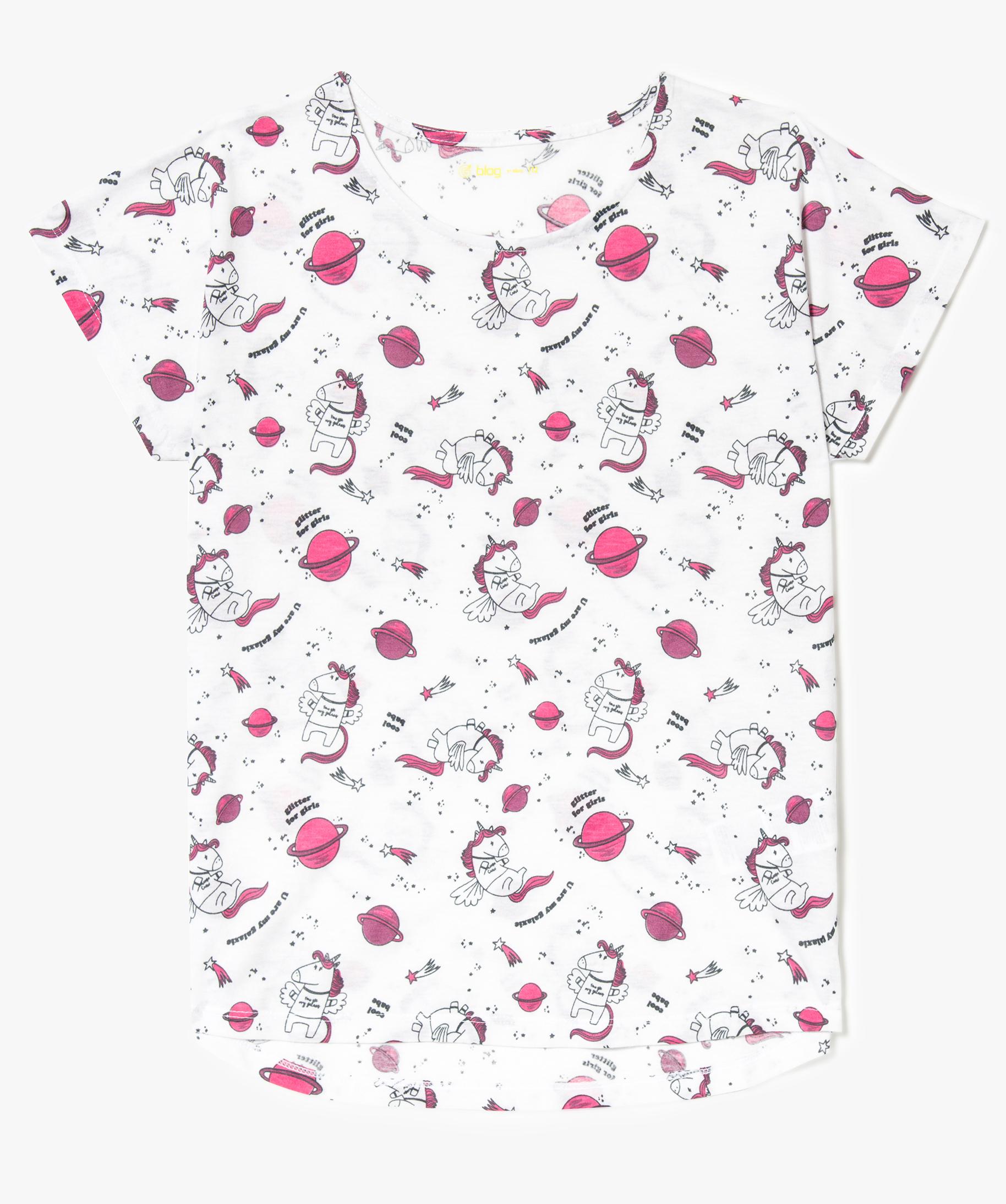 Tee shirt fille discount gemo