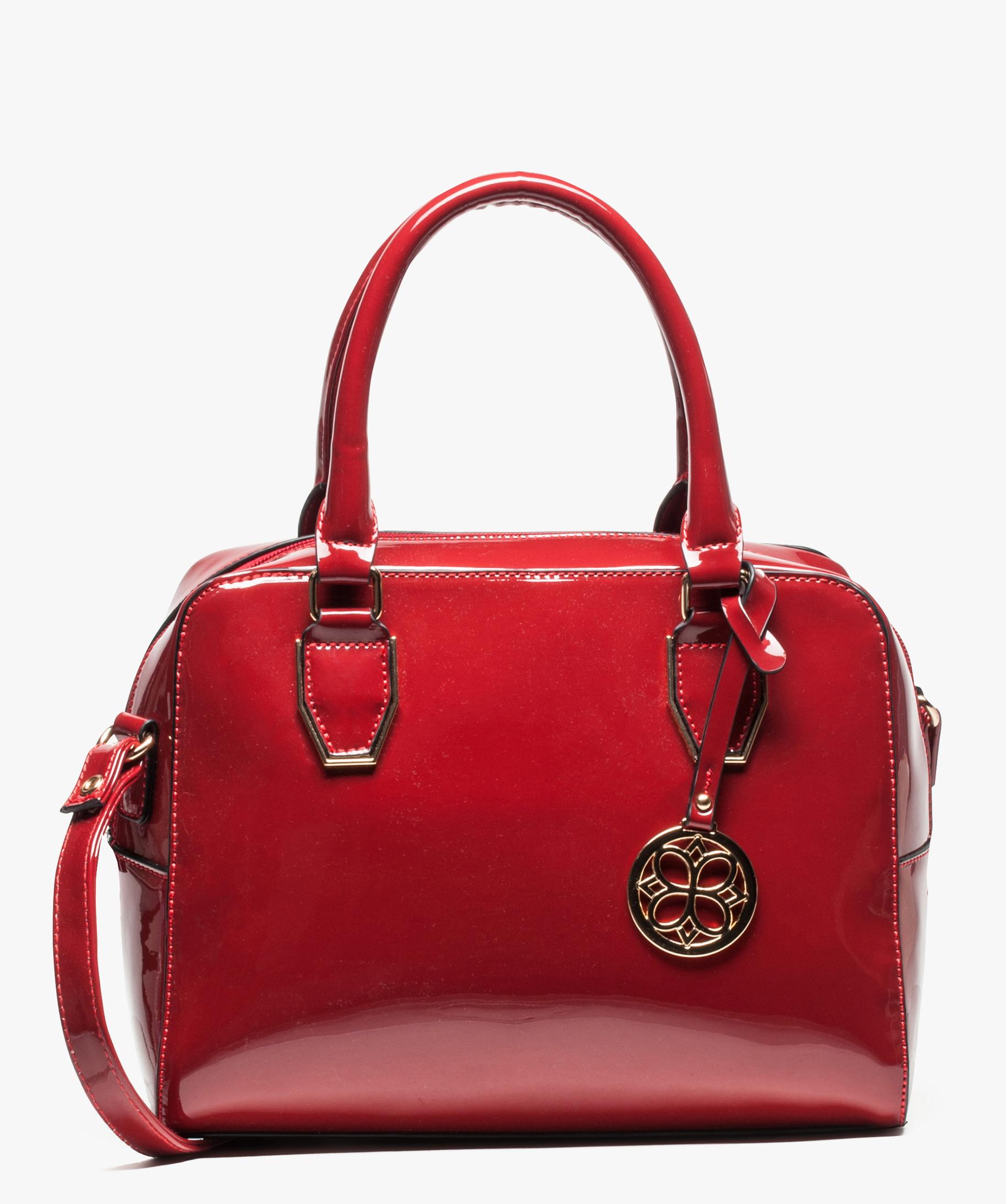 Sac vernis rouge top