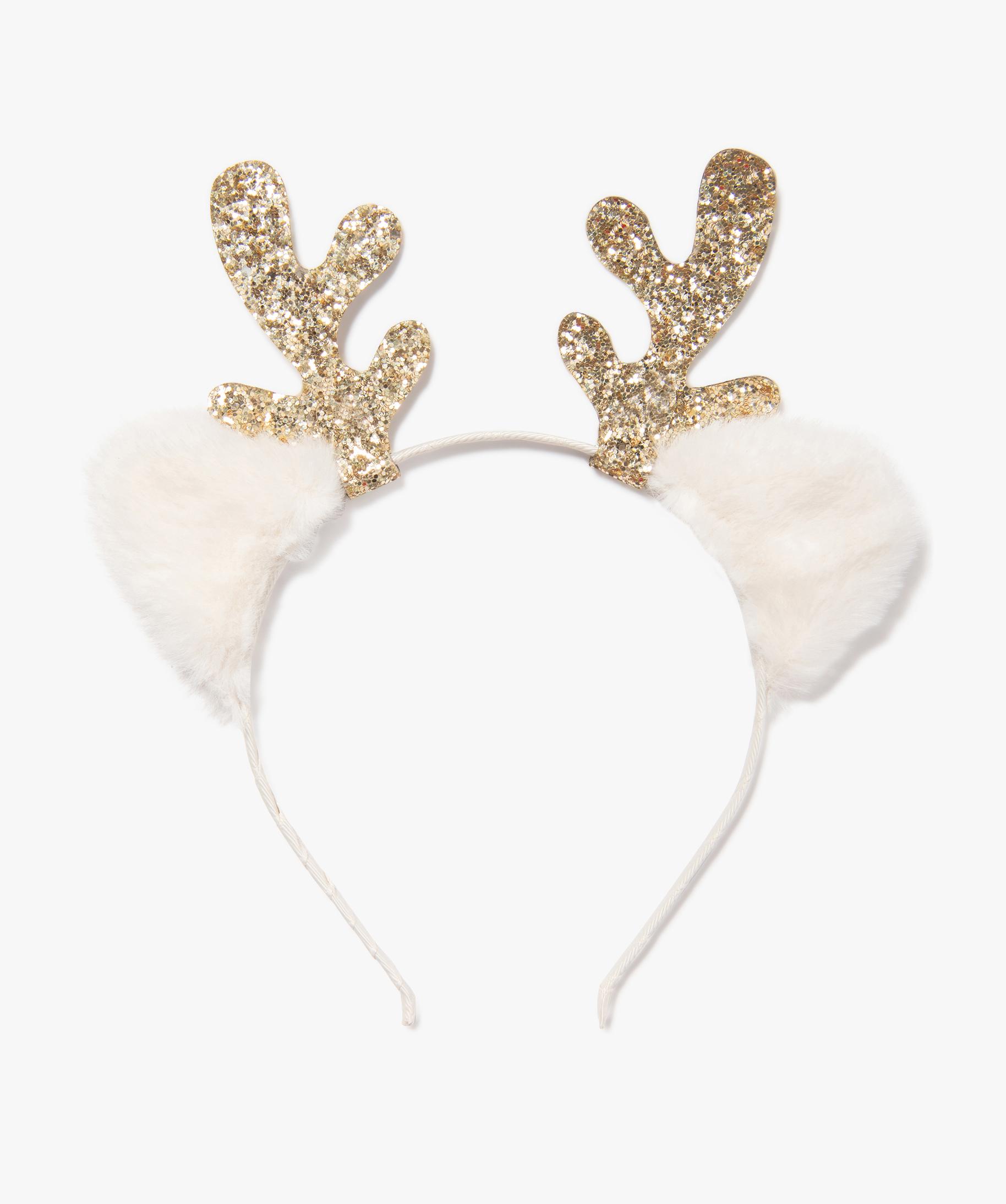 Edary Serre-tête lumineux en bois de cerf à LED - Accessoire de cheveux pour femmes et filles (flocons de neige Edary Serre-tête lumineux en bois de cerf à LED - Accessoire de cheveux pour femmes et filles (flocons de neige