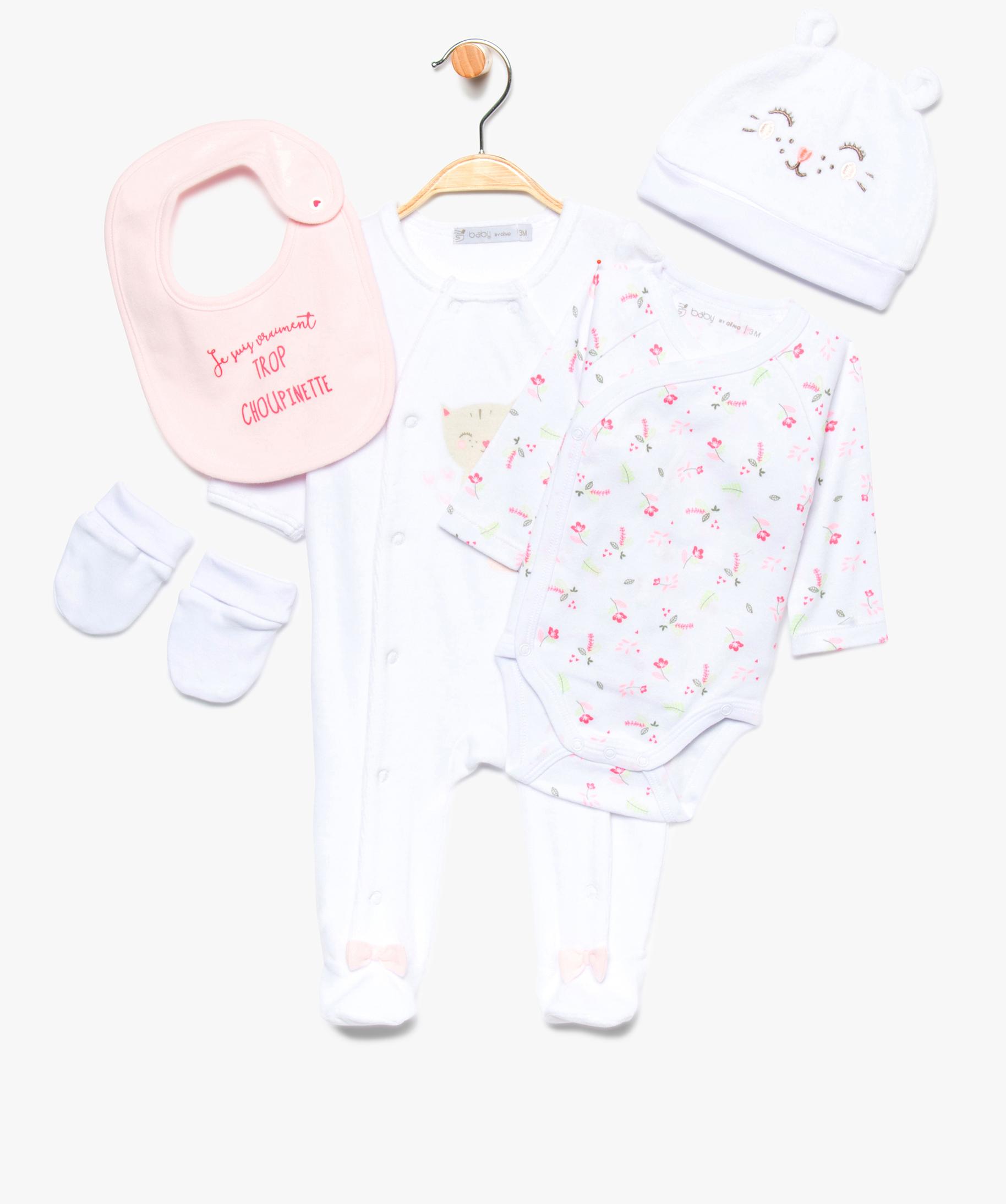 Bébé Fille Naissance Vetement Bebe Naissance Marque Ensemble