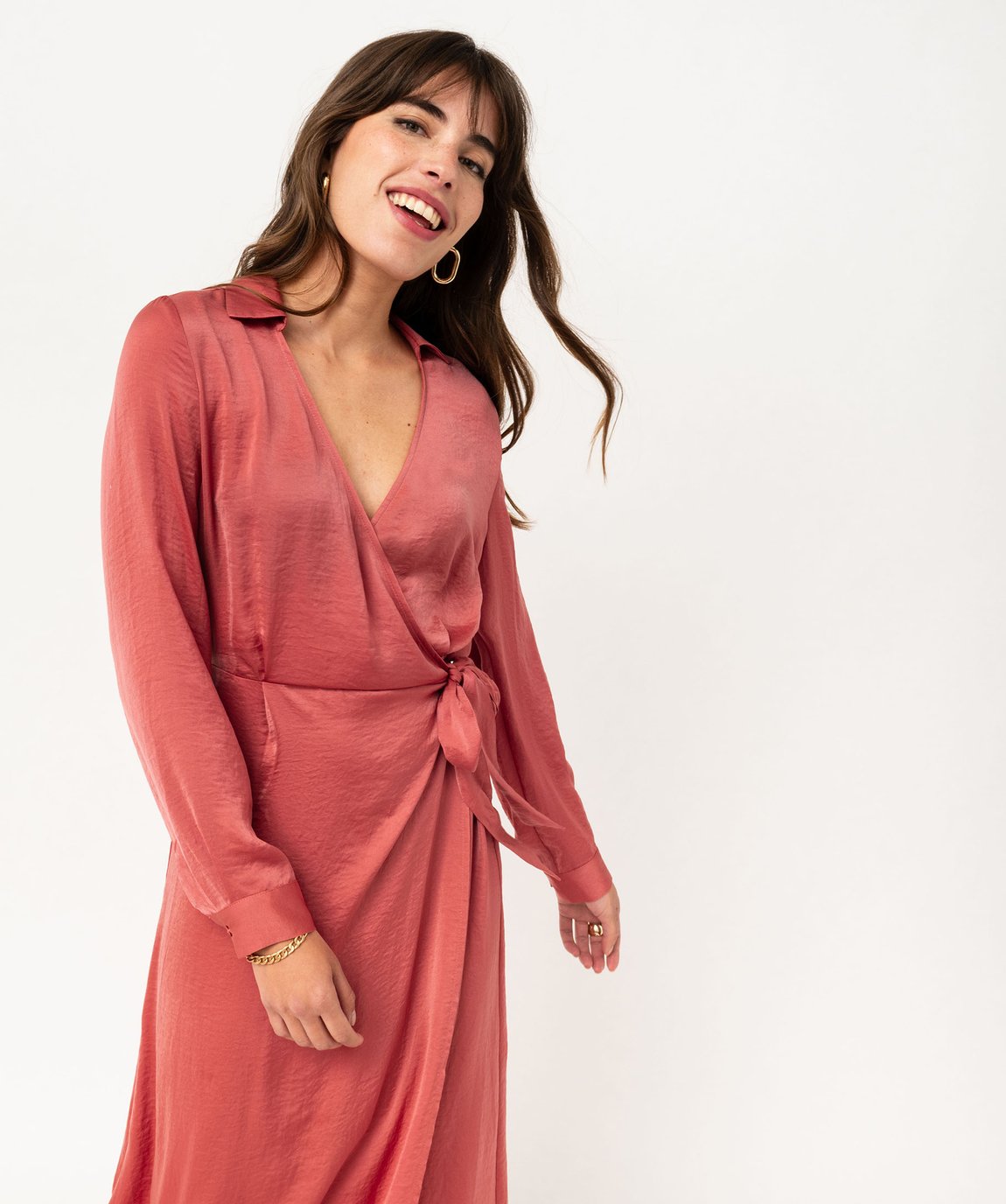 BELLEROSE Robe portefeuille Dames Robe T EU 38 turquoise-vert
