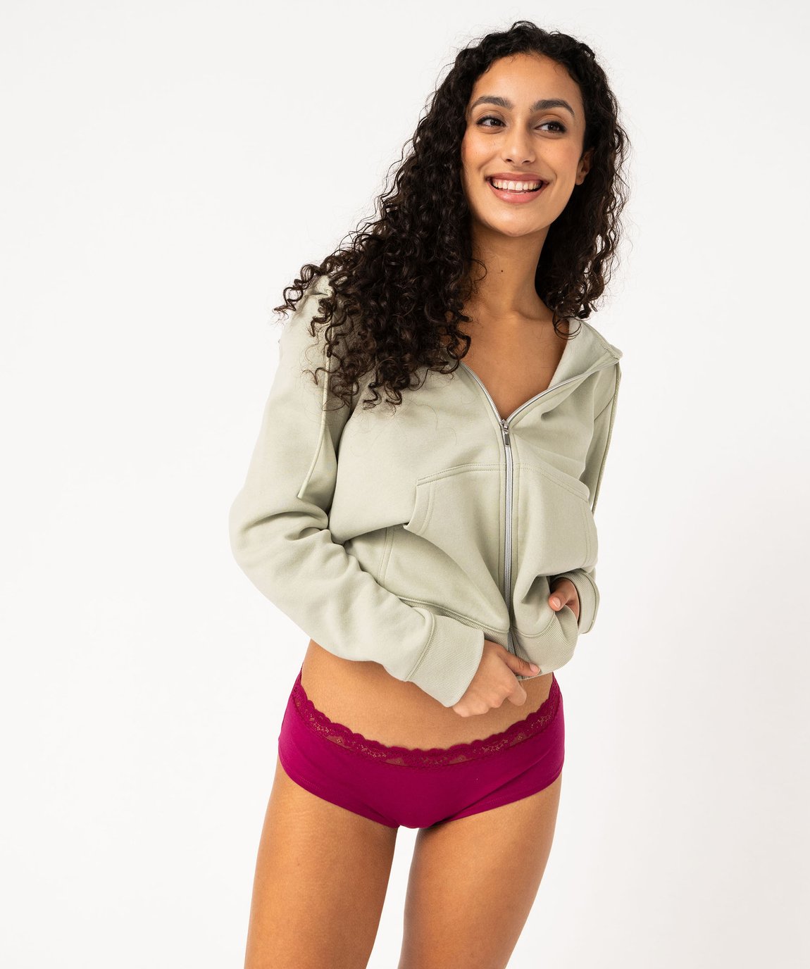 Lot De 4 Culottes Hautes - Noir Sloggi En Coton | 3 SUISSES