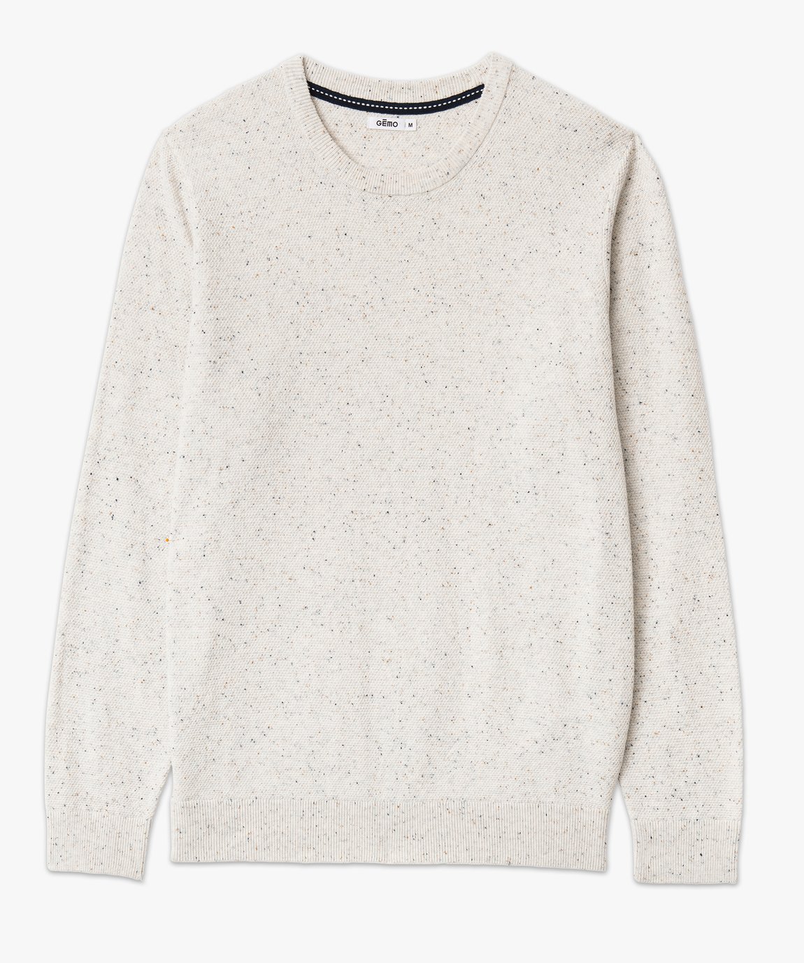 Pull En Maille Fine Caroll, Taille 40, Blanc, Manches Courtes - Neuf Sans étiquettes, Style Vintage