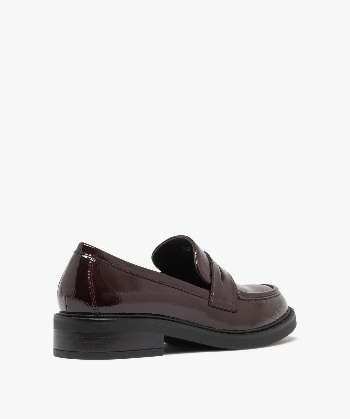 Mocassins Femme GEMO Noirs Pointure 36 - Simili Cuir, Occasion Très Bon état