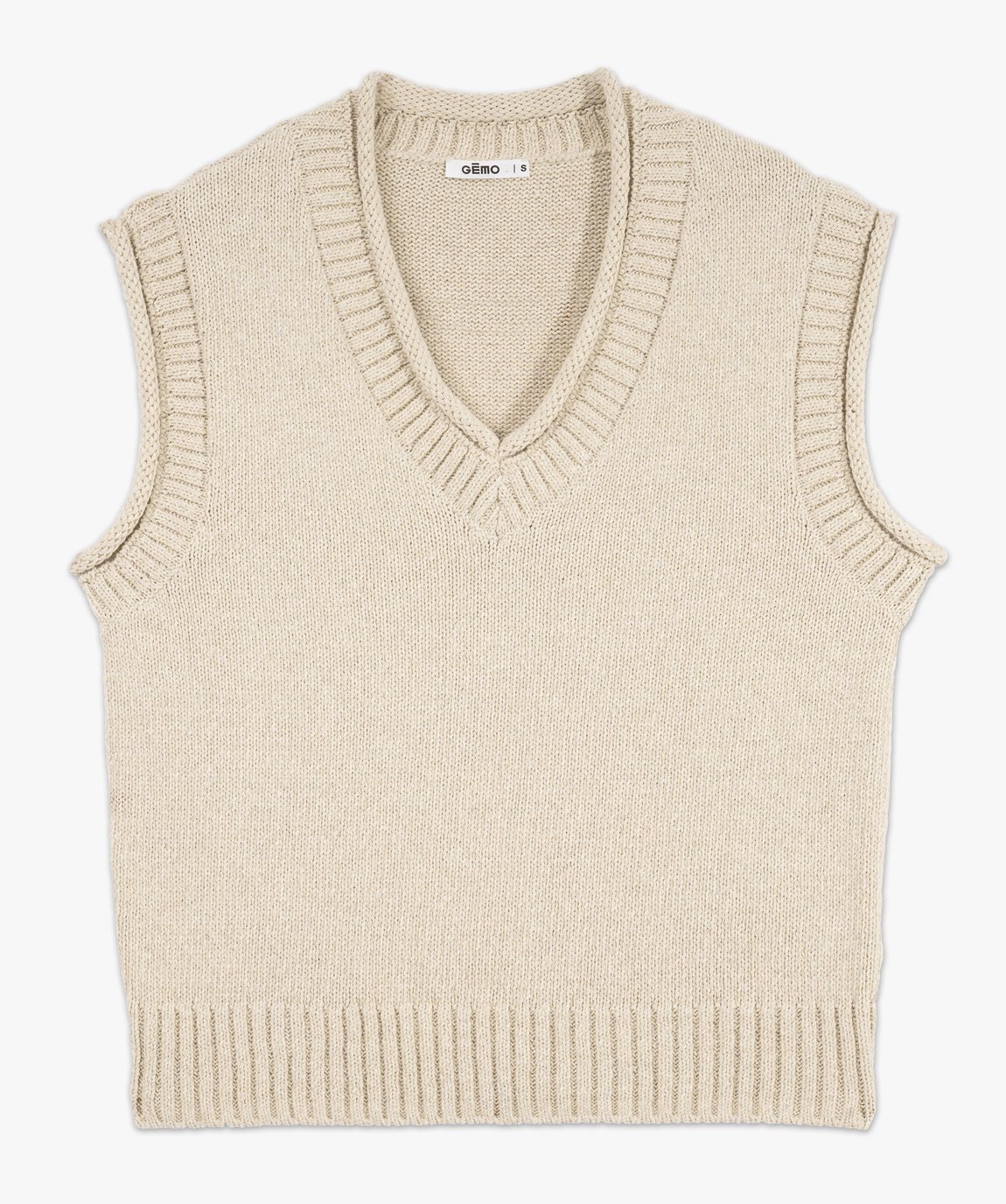 Pull Sans Manches Femme Zara - Taille M, Noir, Peu Porté
