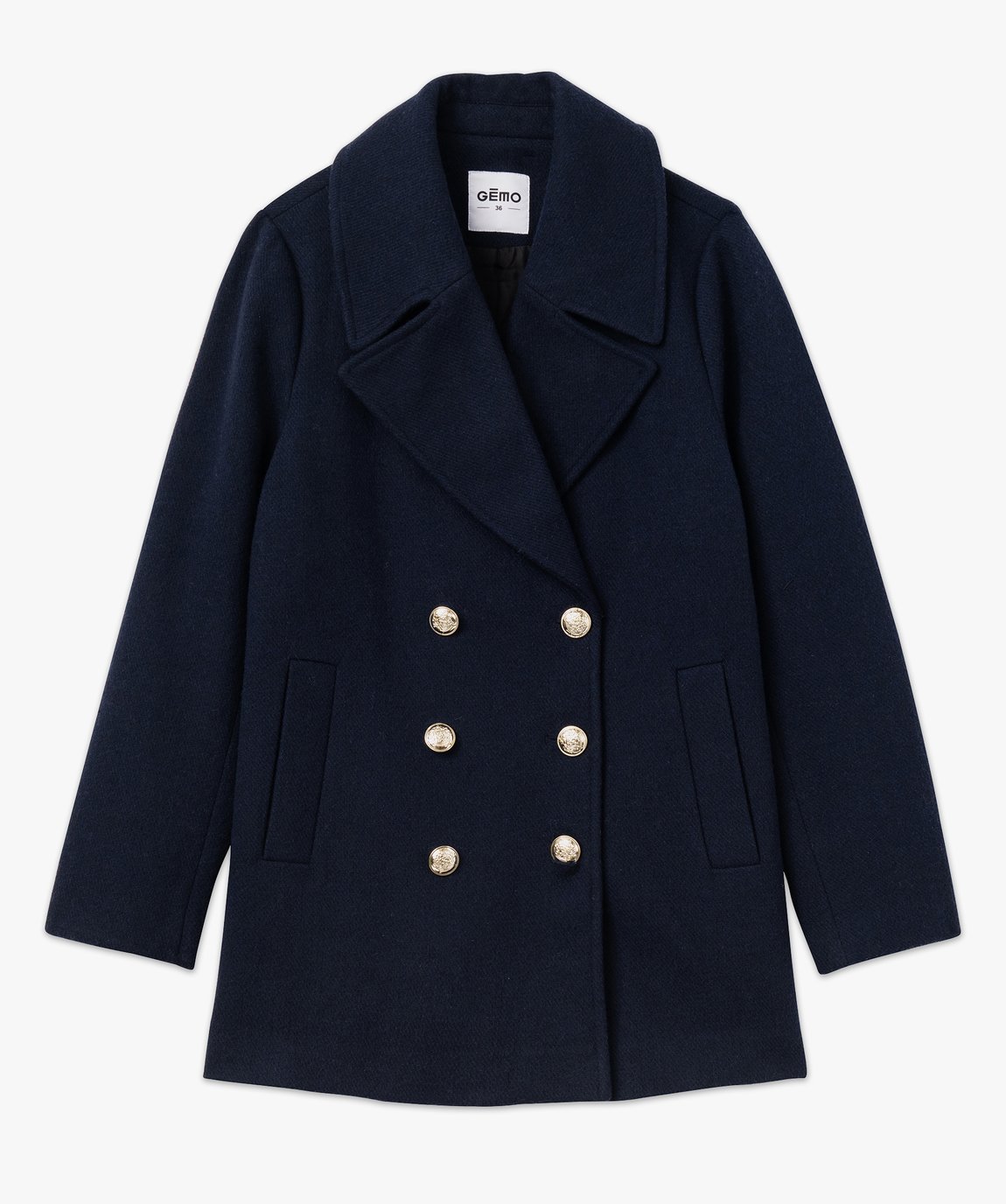 Manteau Femme Eastex En Laine Verte, Taille 16 UK – Coupe Droite Et Boutonnage Double, Style Pea Coat