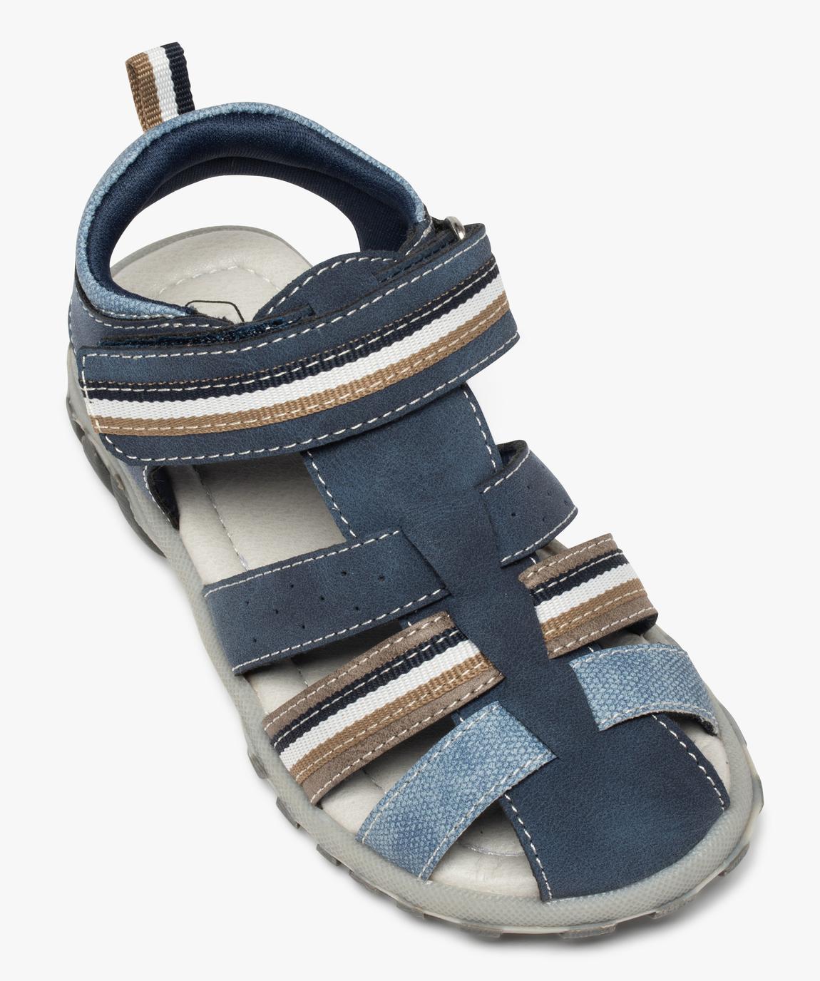 Boping Sandales Garçon - Cuir Véritable Et Semelle Thermopropylène Pour Confort Optimal