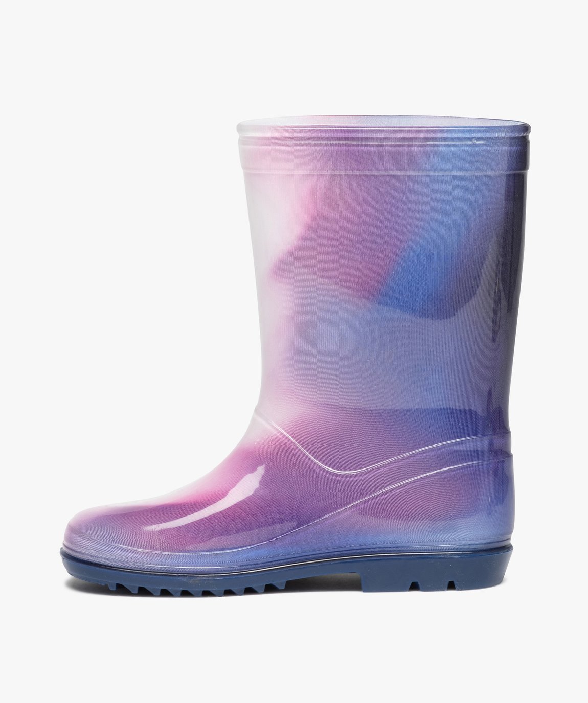 Bottes De Pluie Hatley Pour Fille - Taille 12 US - Multicolores Bleu Violet Blanc