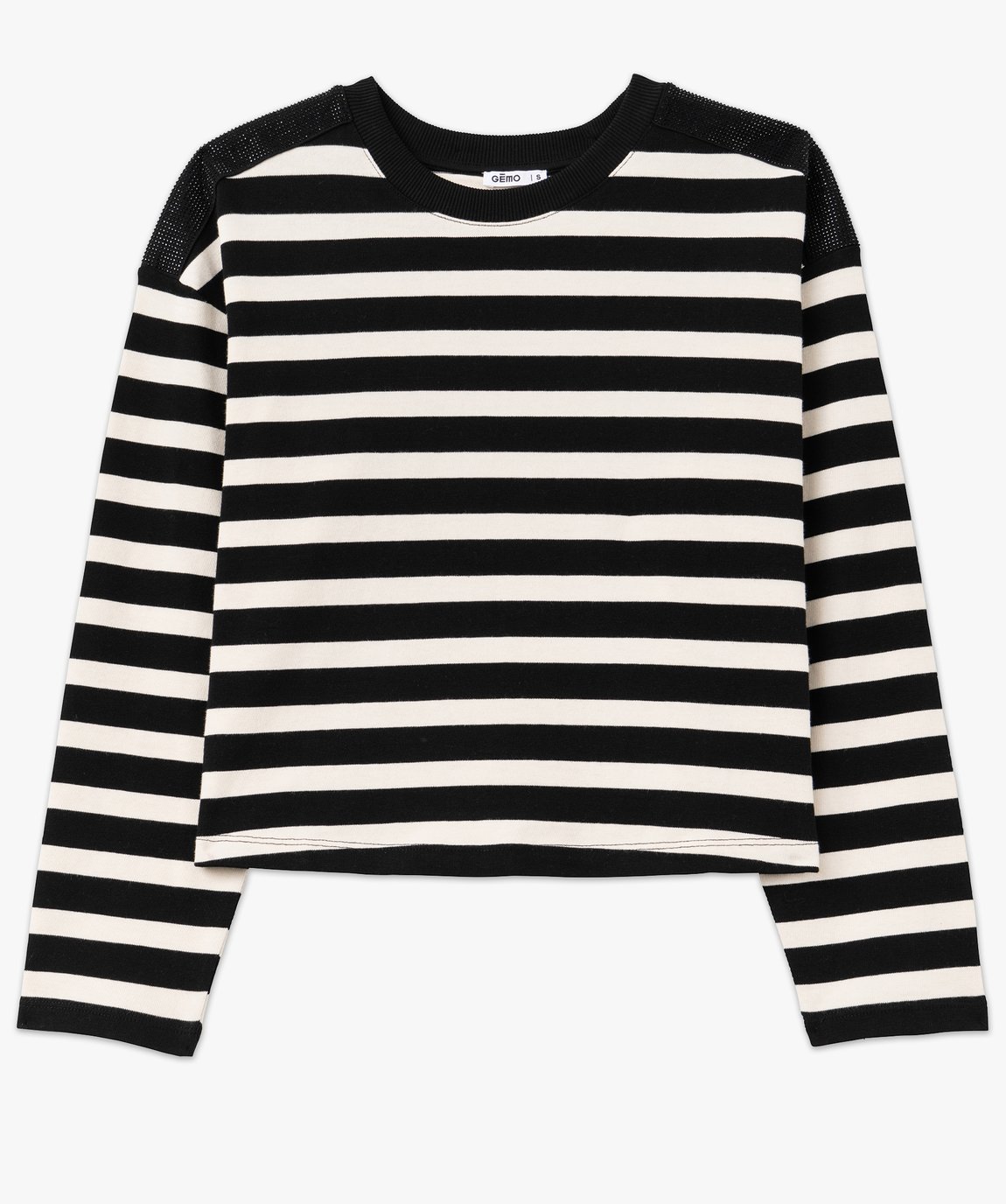 Sweat-shirt Boxy à Rayures Courtes GAP Pour Femme - Taille L - Neuf Avec étiquettes - Livraison Gratuite