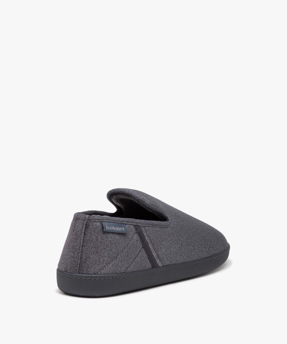 Isotoner Chaussons Pantoufles Mules Garçon Micro-Éponge Marine - Confort Voûte Plantaires