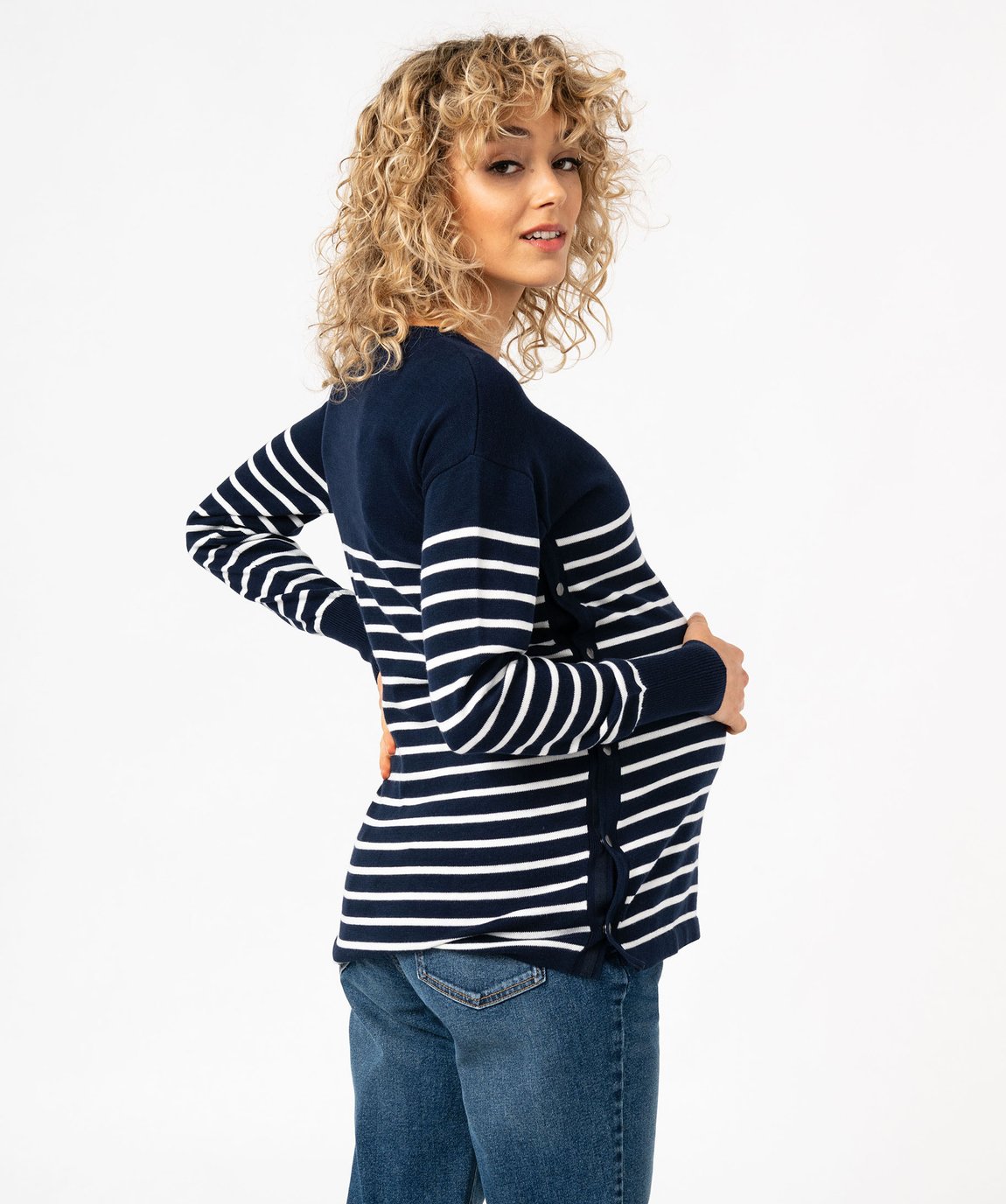 Pull décontracté Smart Casual en laine | Bleu | Tommy Hilfiger