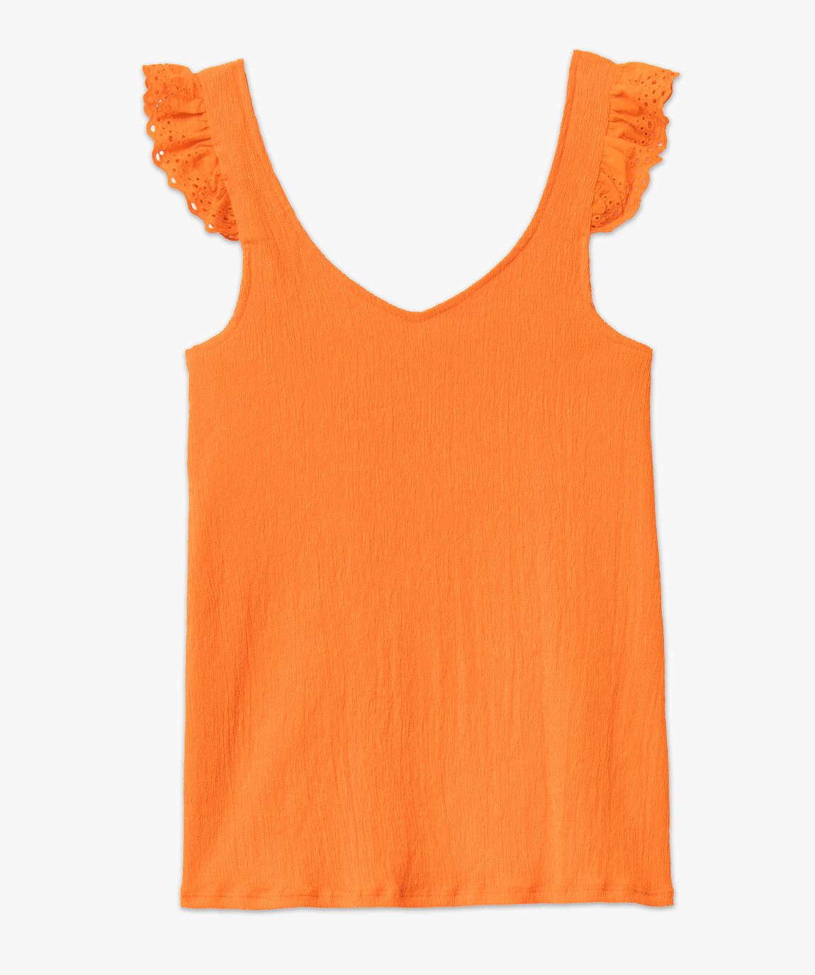 Chemise de nuit, volants en broderie anglaise La Redoute Collections