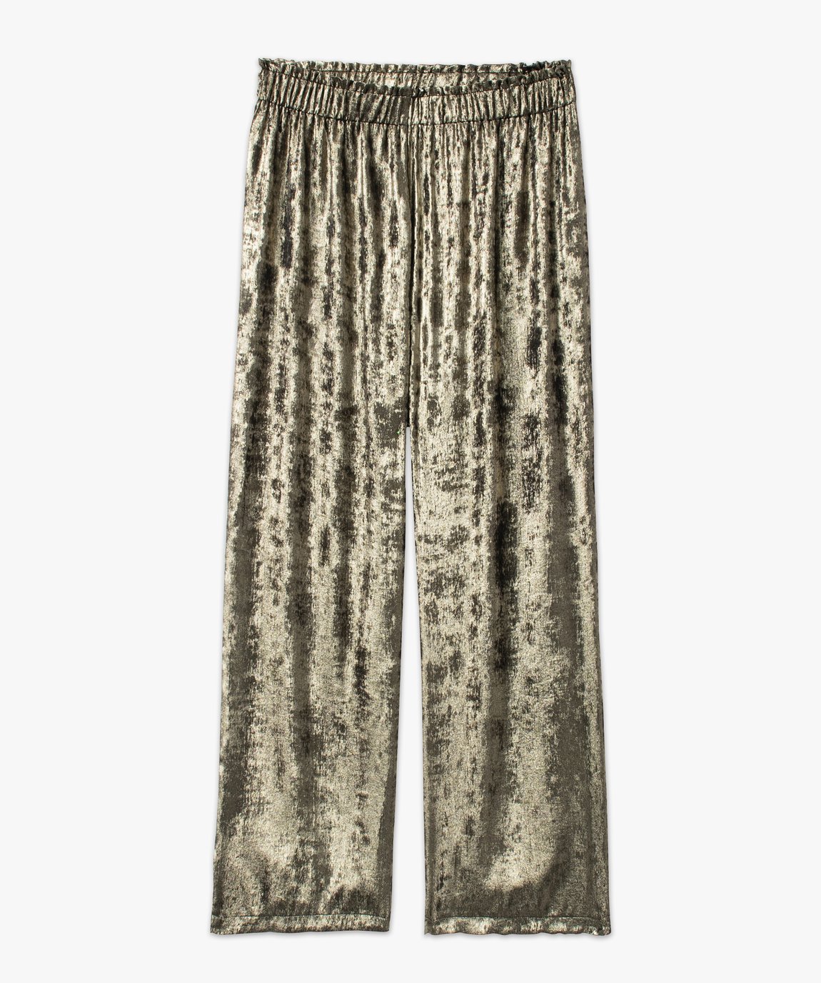 Pantalon Large Évasé à Paillettes Scintillantes Femme – Pantalon Taille Haute Ample Brillant Pour Soirée & Look Festif