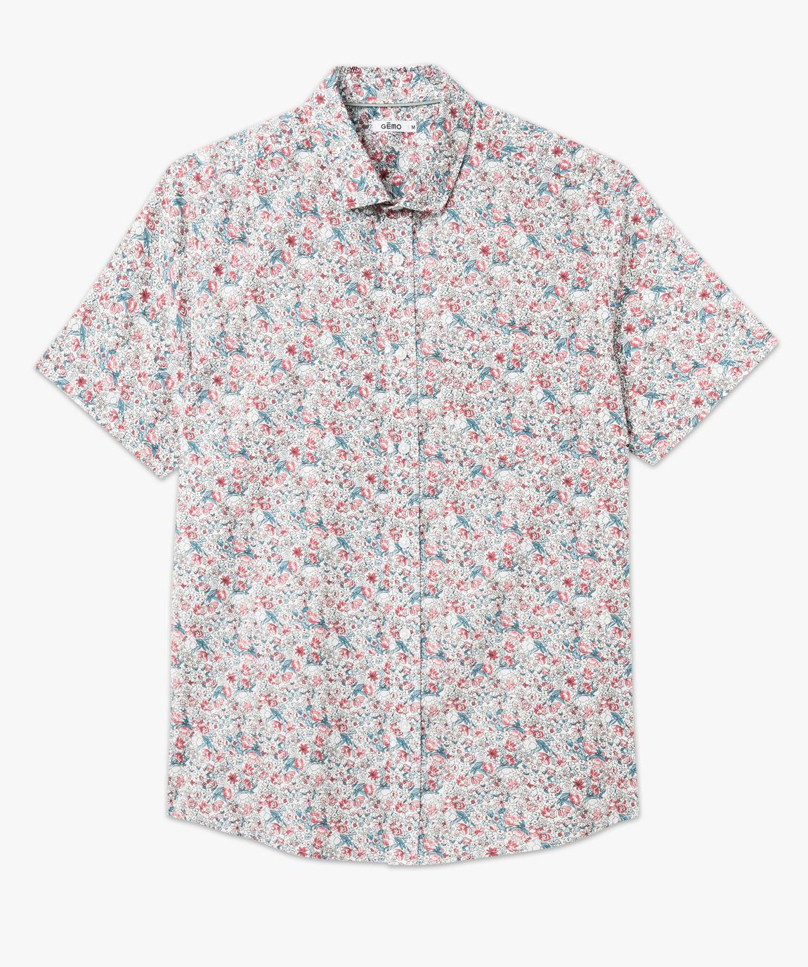 Chemise Homme The Territory Ahead Taille L - Manches Courtes - Motif Fleuri Multicolore