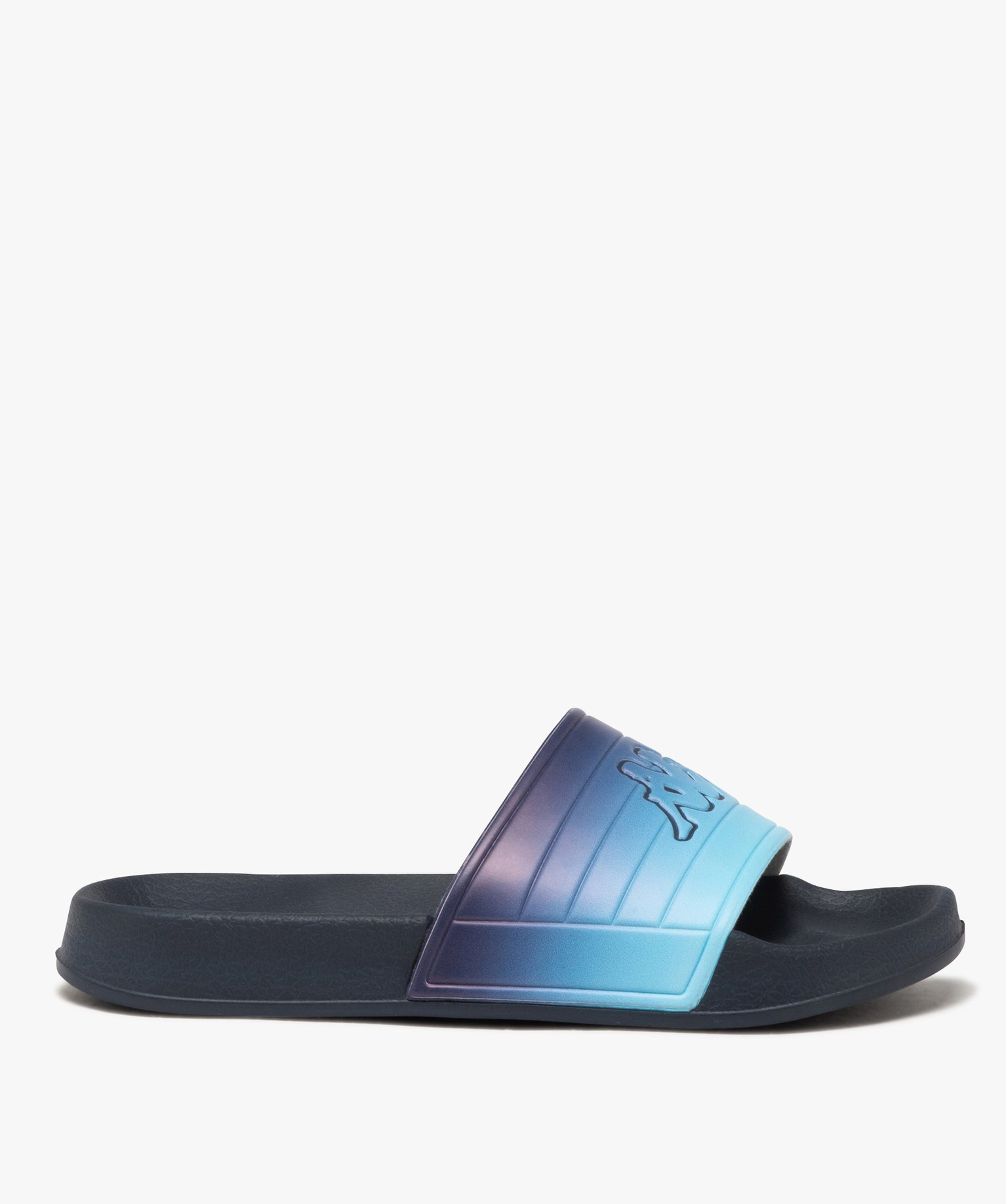 Mules de piscine garçon à bandeau effet matelassé - Kappa - 39 - bleu - KAPPA