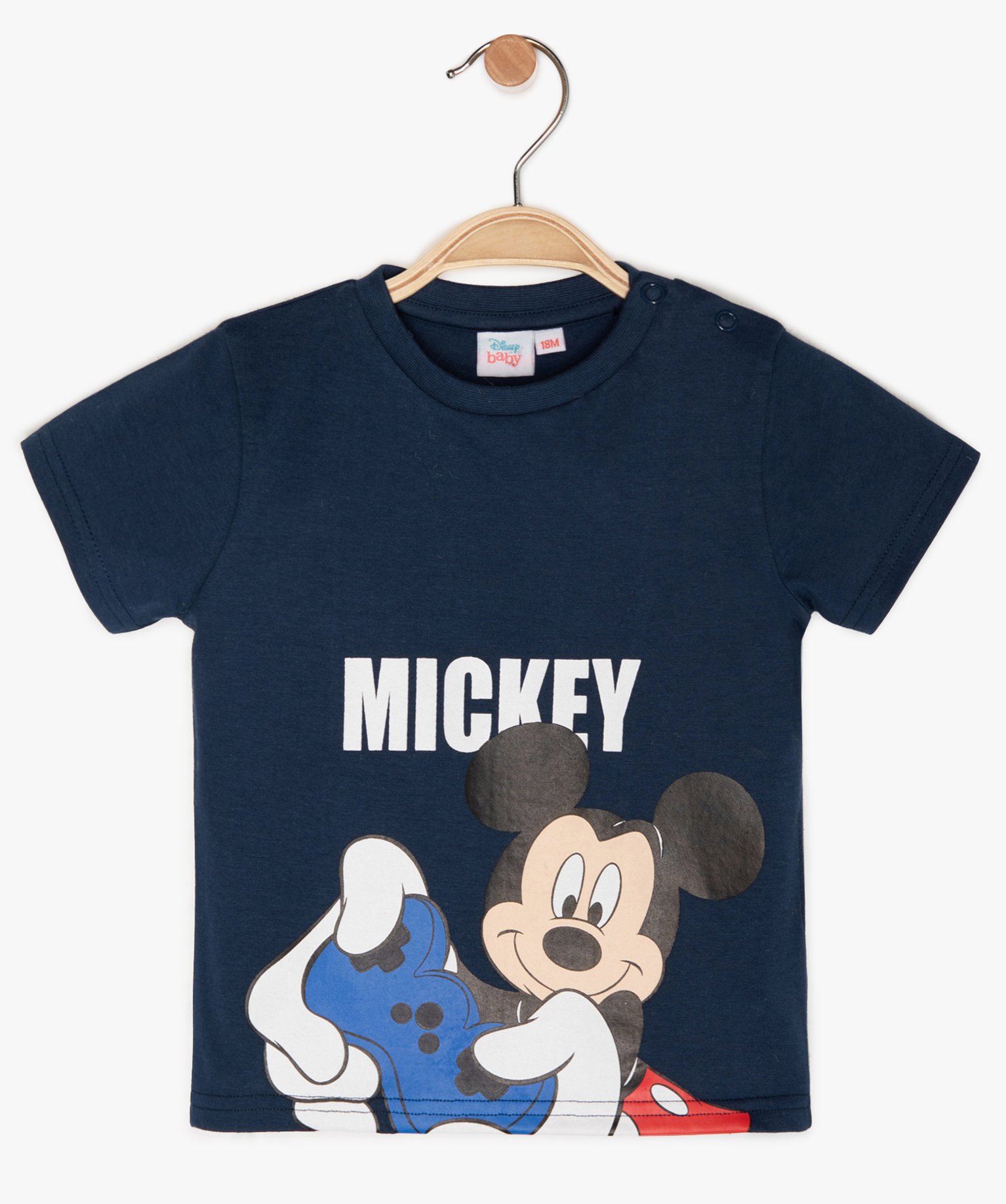 Tee Shirt Bebe Garcon Avec Motif Mickey Disney Baby Gemo