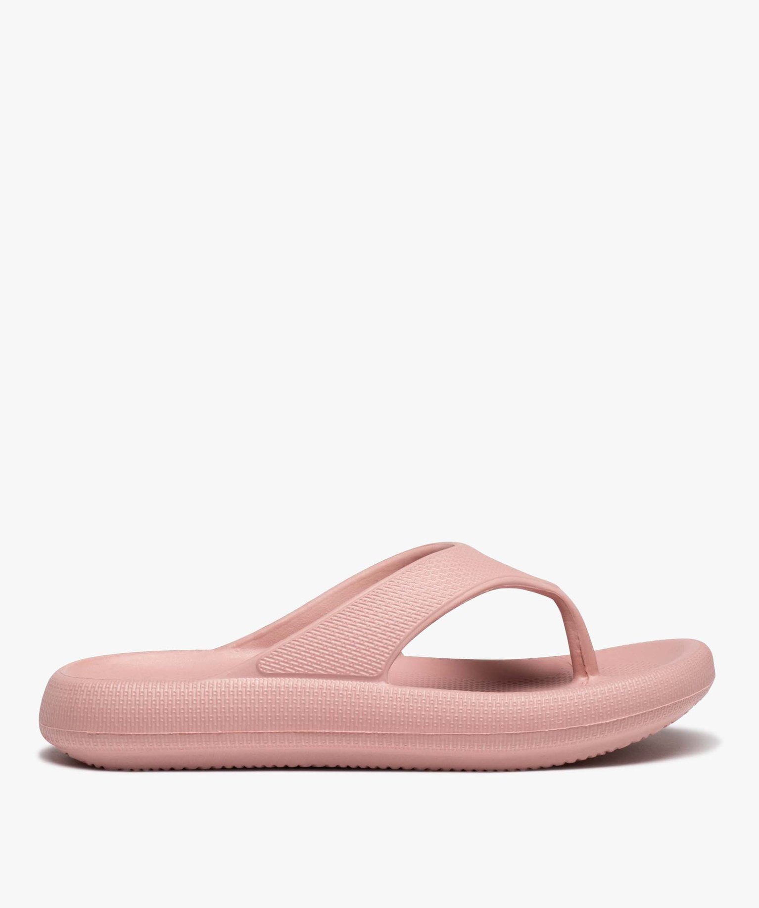 Tong femme unies à semelle plateforme extra-large - Beppi - 39/40 - rose - Beppi