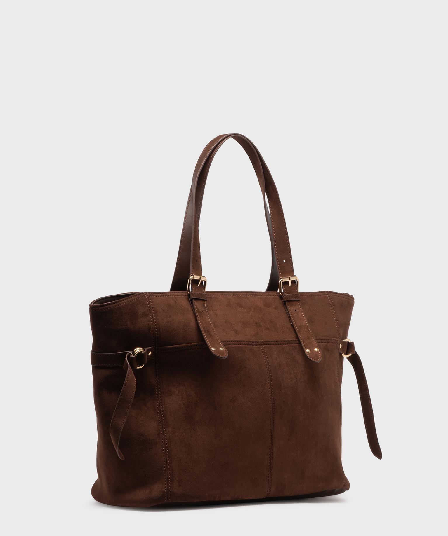 Sac cabas souple en suédine femme - GEMO