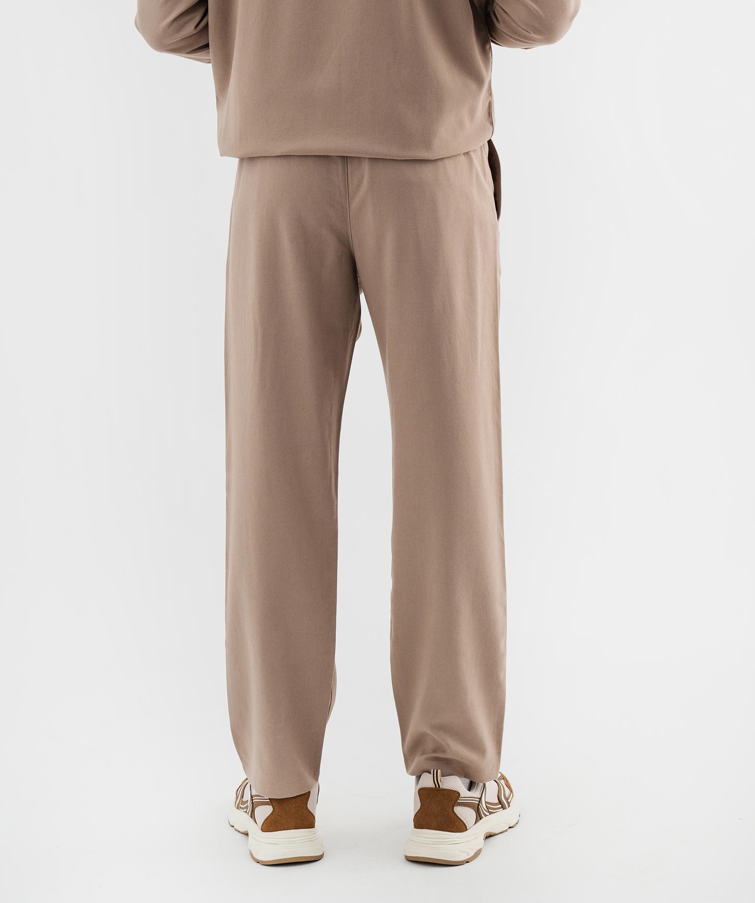 Pantalon droit fluide homme - 42-44/L - marron fonce - GEMO