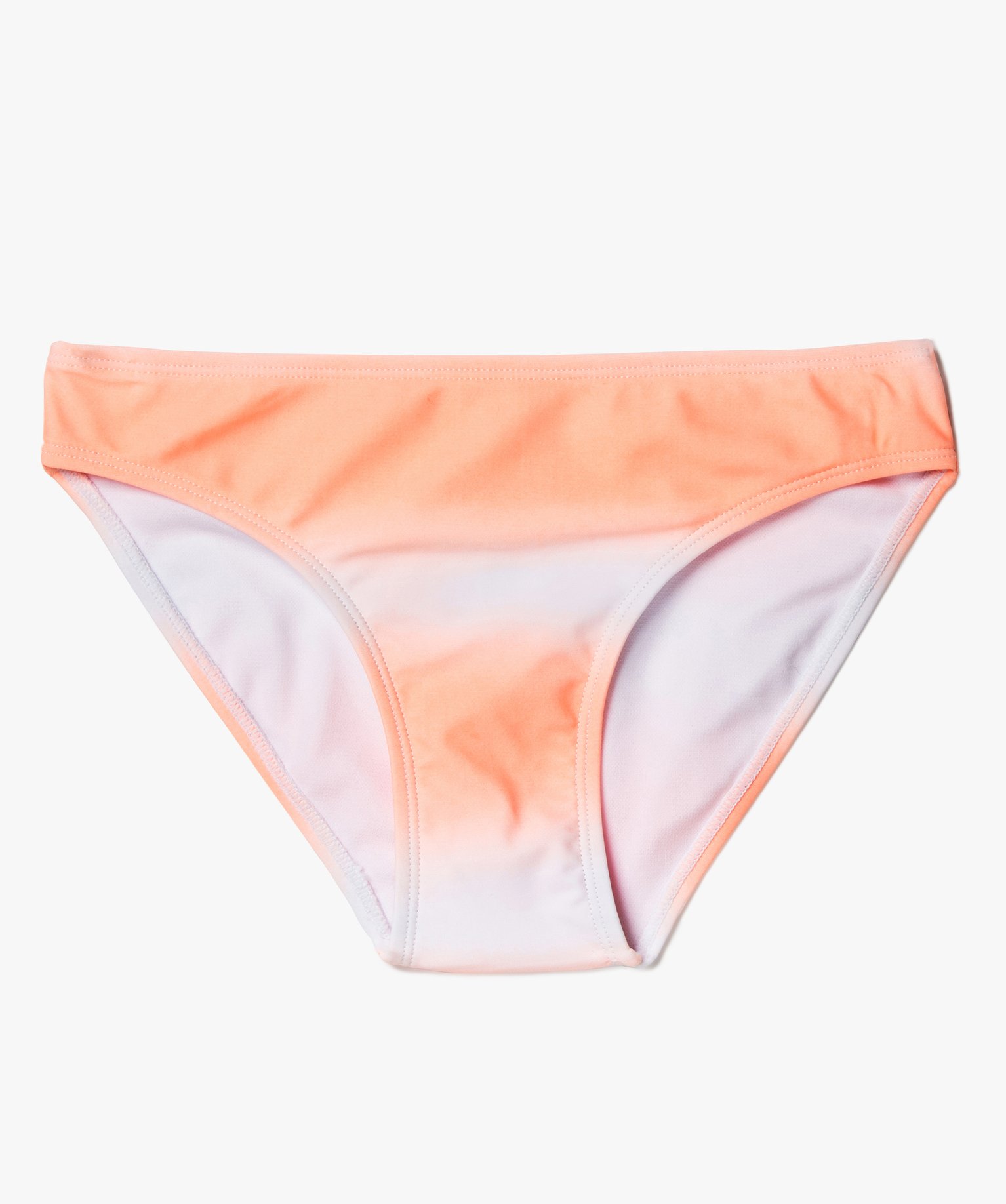 Bas de maillot de bain fille multicolore dégradé façon tie and dye