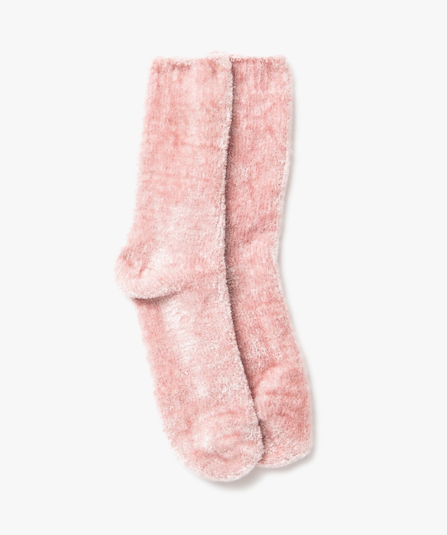 Chaussettes en maille chenille douce et épaisse femme - 38/41 - rose - GEMO