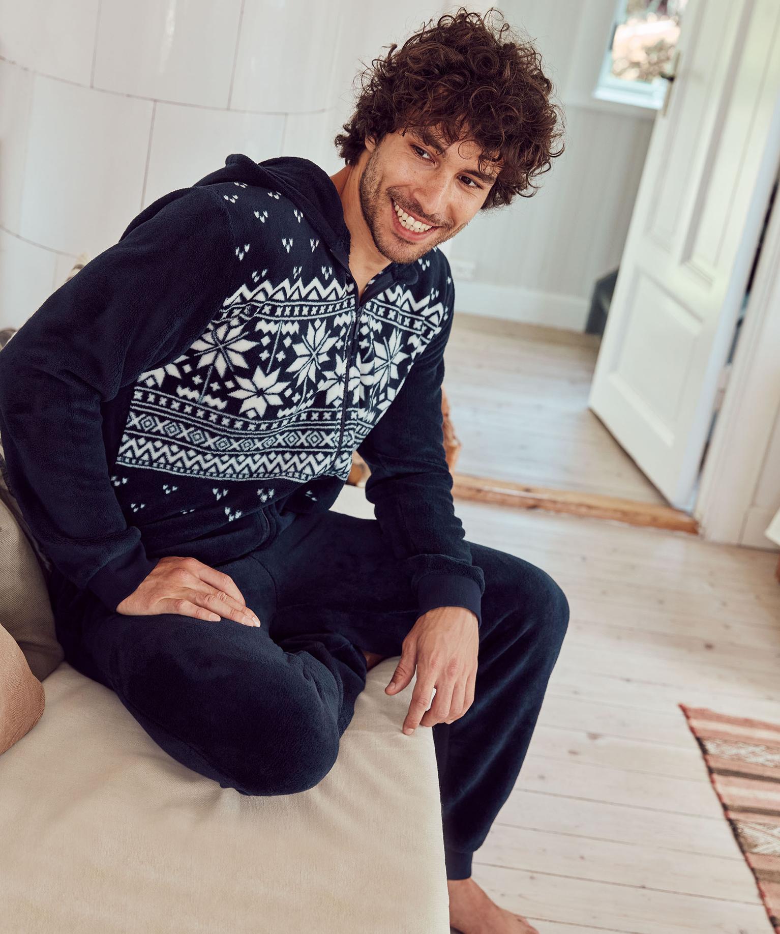 Generisch Combinaison D'intérieur Pour Homme - Pyjama Deux