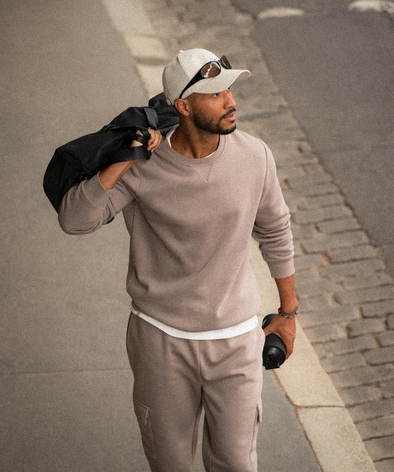 Sweat en molleton doux homme - 54-56/3XL - gris standard - GEMO