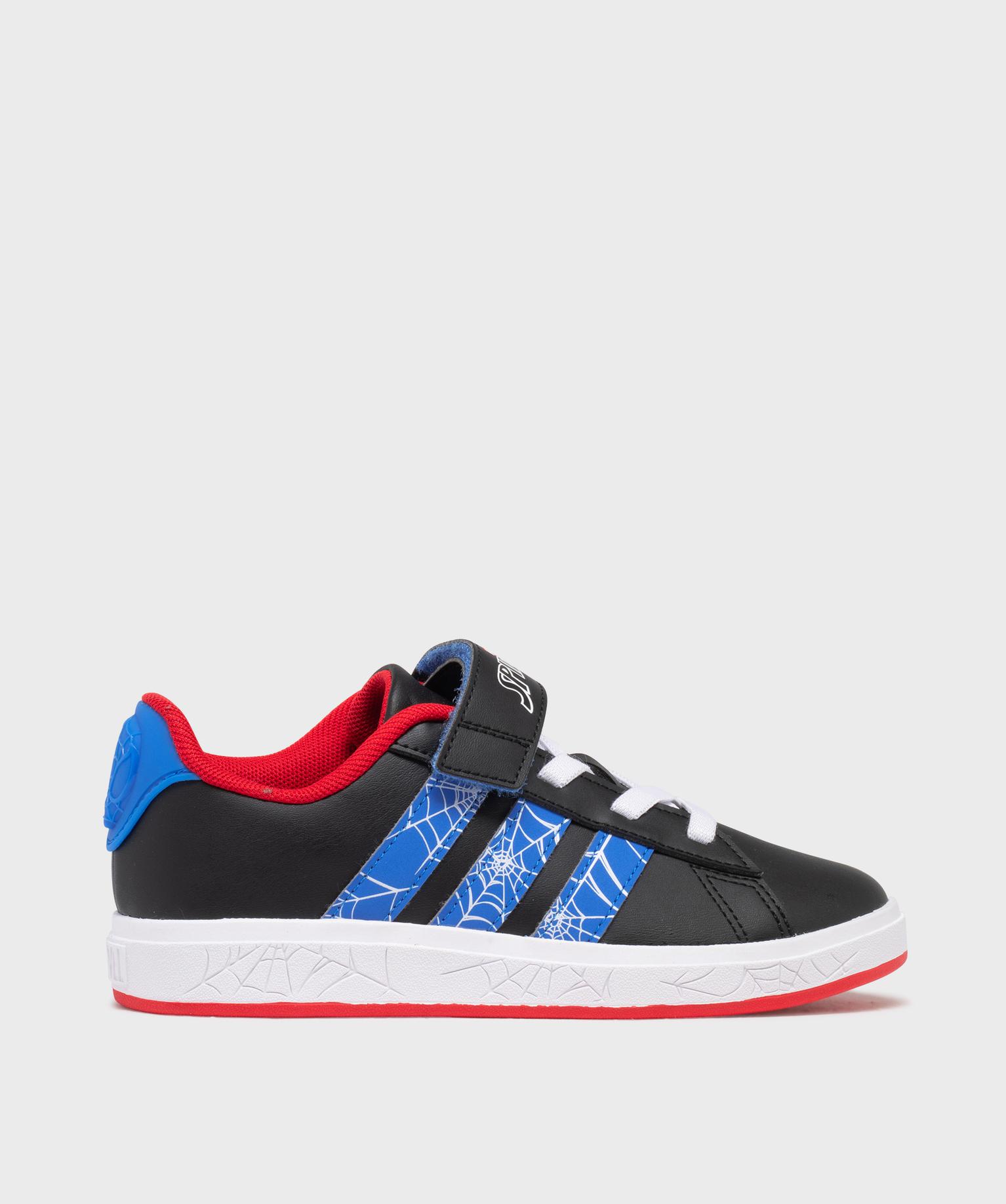 Baskets Grand Court Spiderman garçon - Adidas x Marvel - 31 - noir - ADIDAS