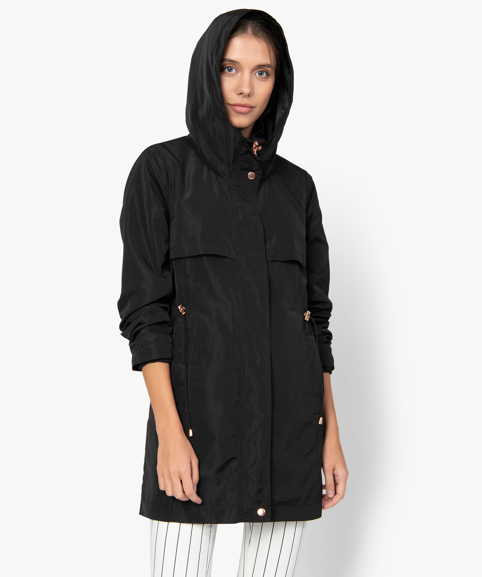 Parka femme imperméable avec capuche best sale