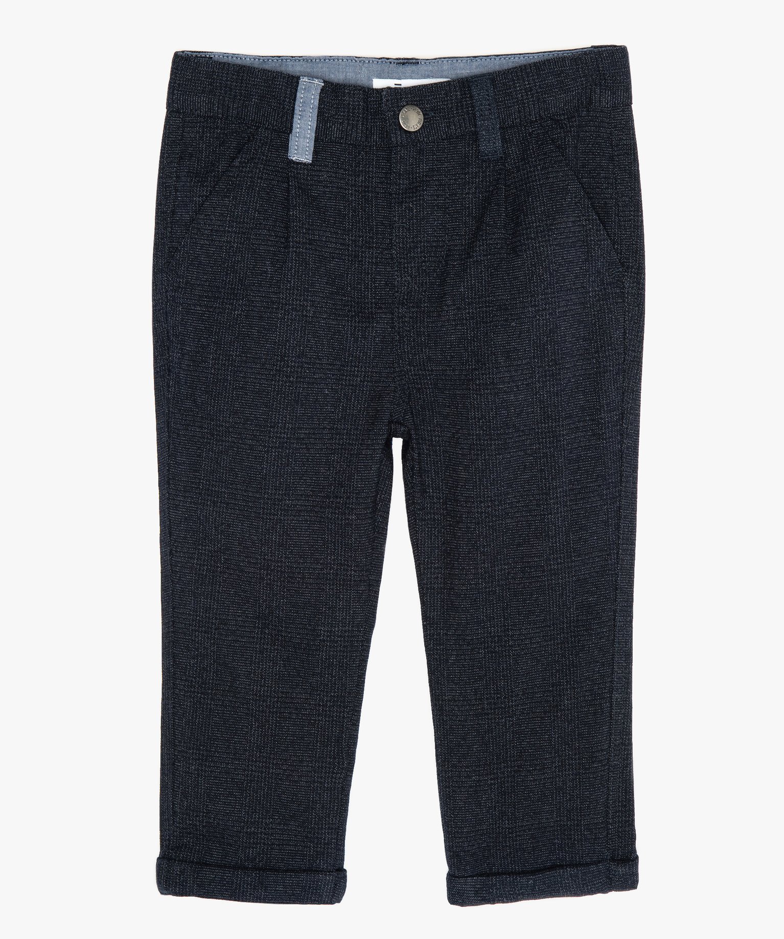 Pantalon Bebe Garcon Chaud A Carreaux Gemo