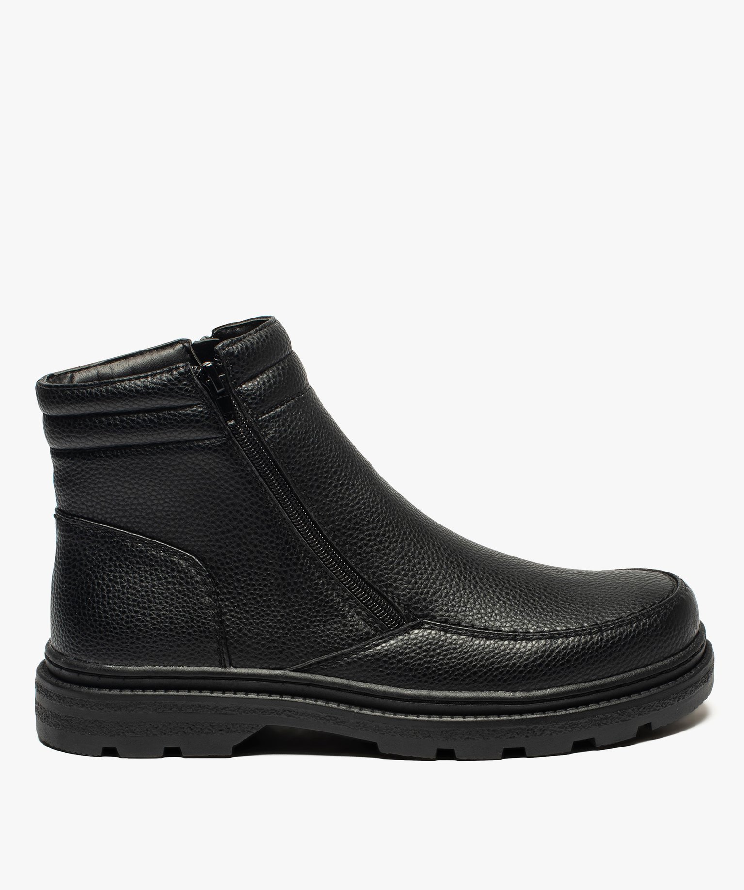 boots homme double zip gamme confort