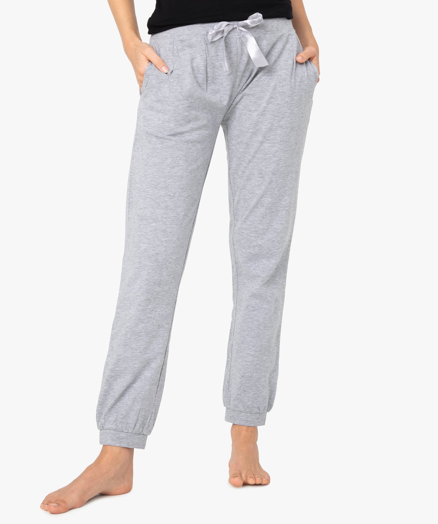 pantalon de pyjama femme avec bas resserrés
