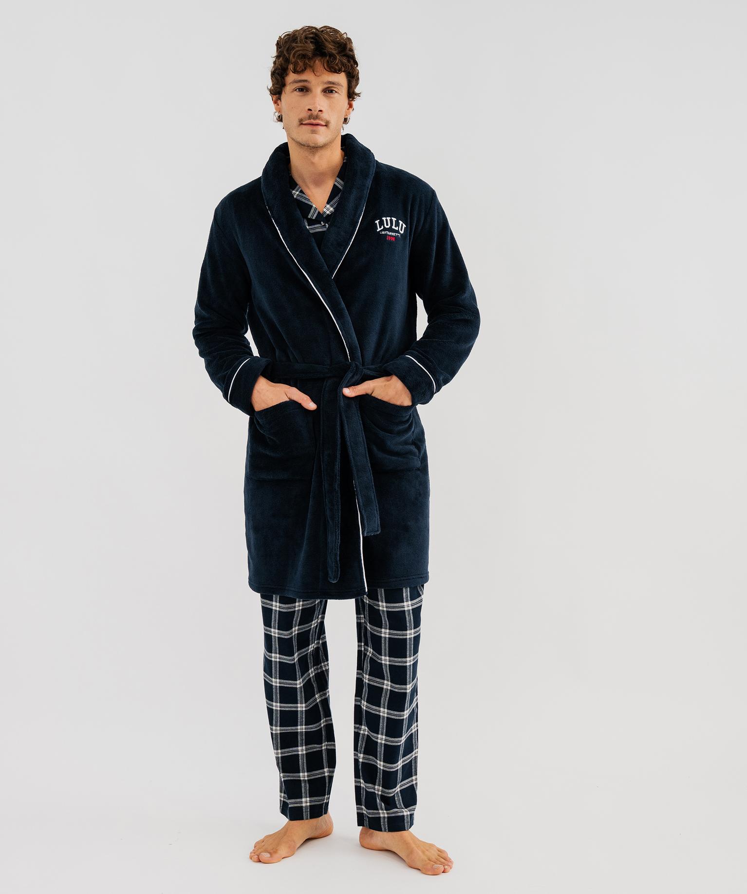 Robe de chambre homme - LuluCastagnette - LULUCASTAGNETTE Robe de chambre homme - LuluCastagnette - LULUCASTAGNETTE