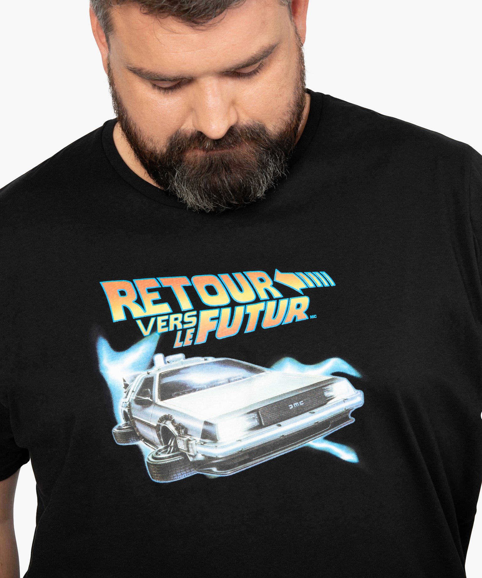 Tee-shirt homme avec motif Retour vers le futur - Universal | GEMO