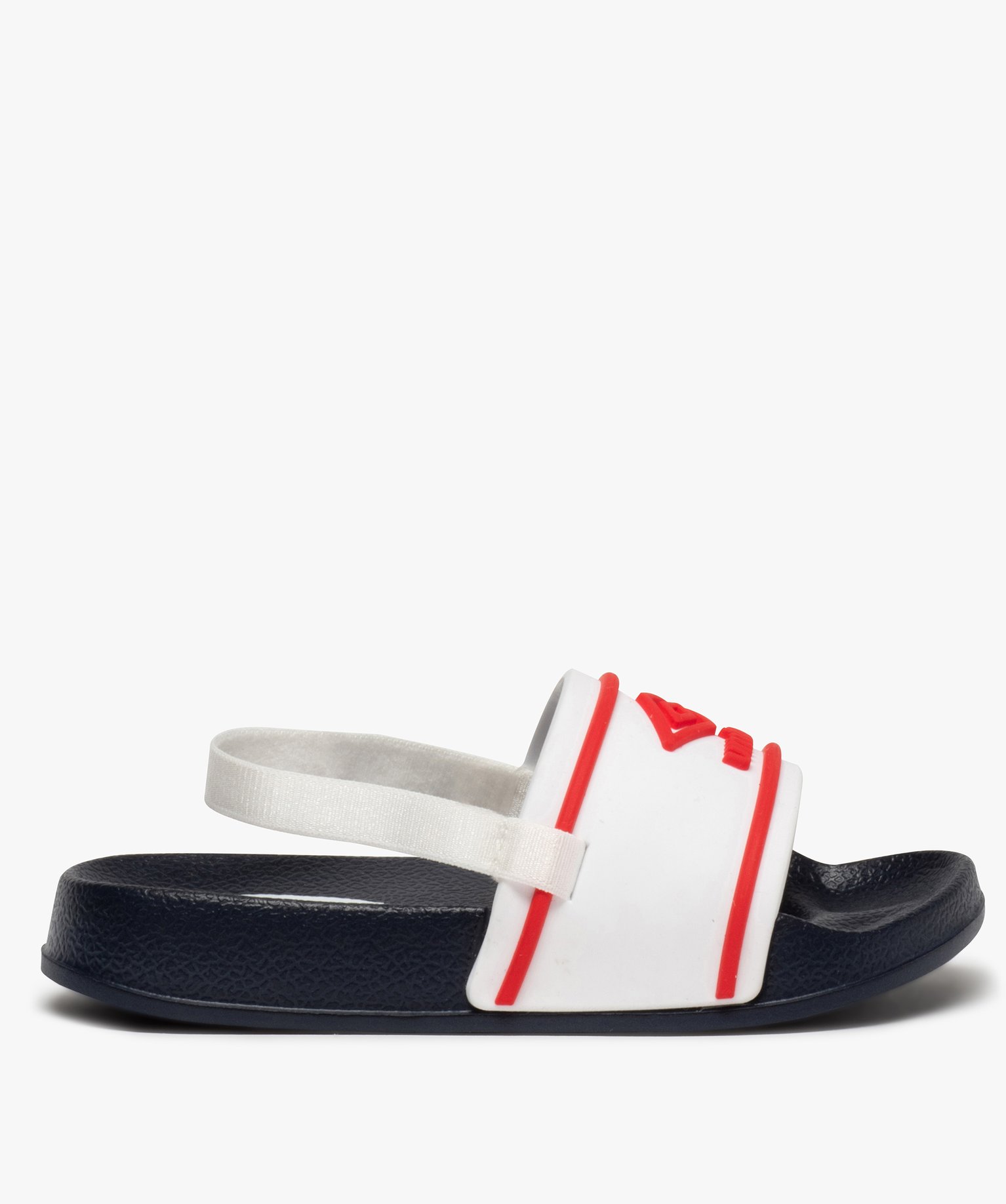 Mules de piscine garçon avec bride élastiquée - Umbro - 27 - rouge vif - UMBRO