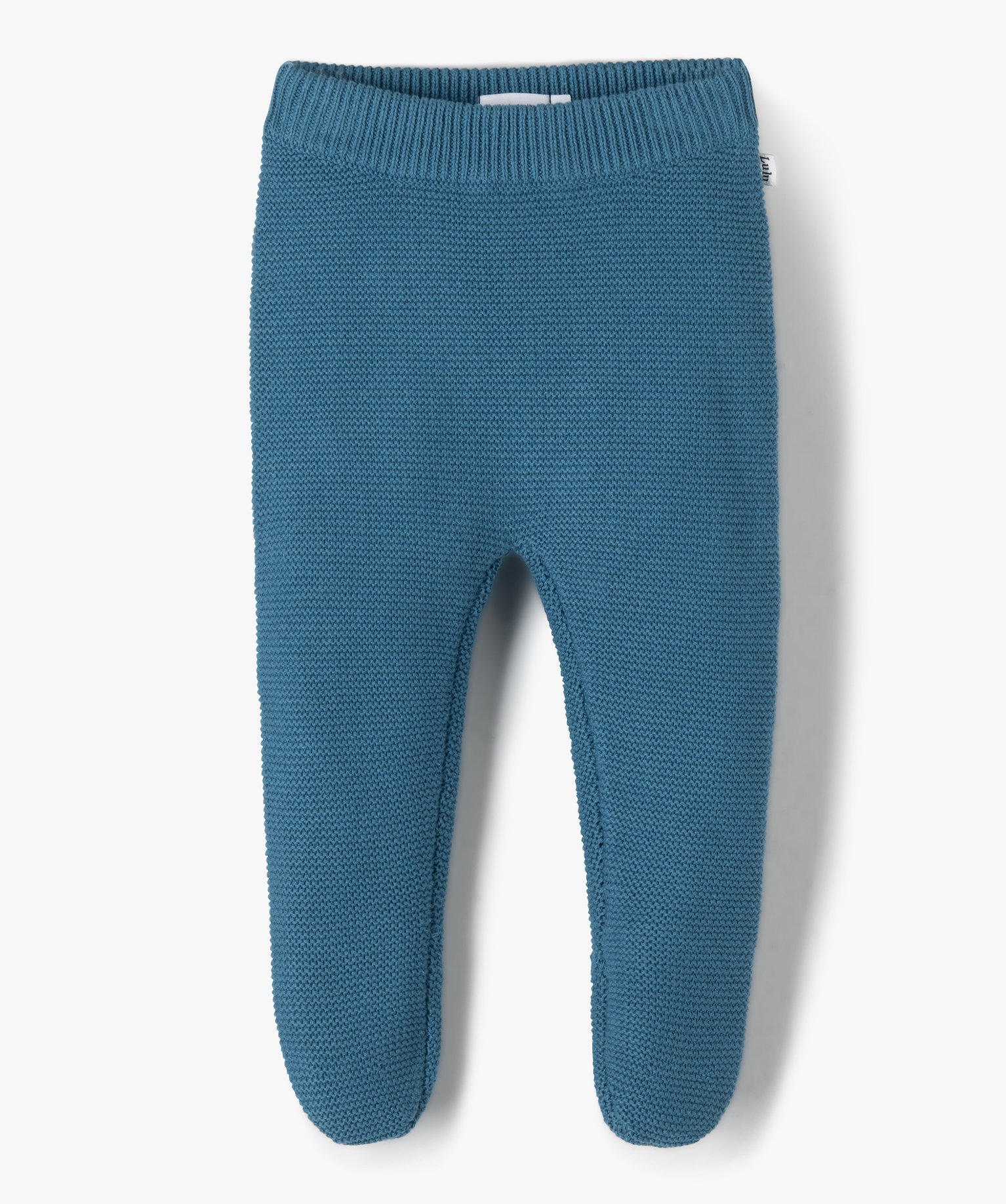 Pantalon bébé à pieds en maille tricotée - LuluCastagnette