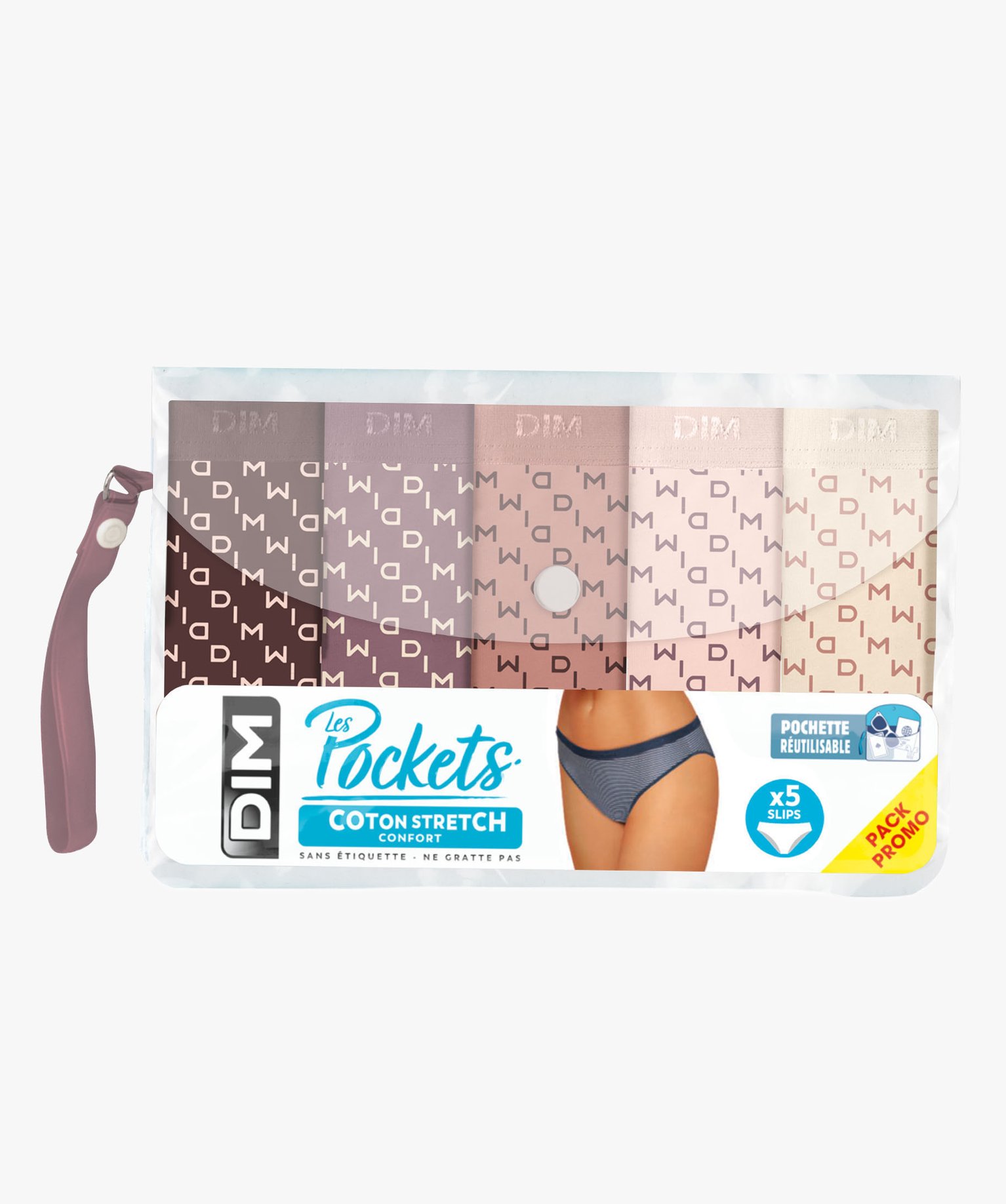 Lot De 5 Culottes Femme En Coton - Taille XS à XL - 95% Coton, 5% élasthanne - Confort Jour Et Nuit