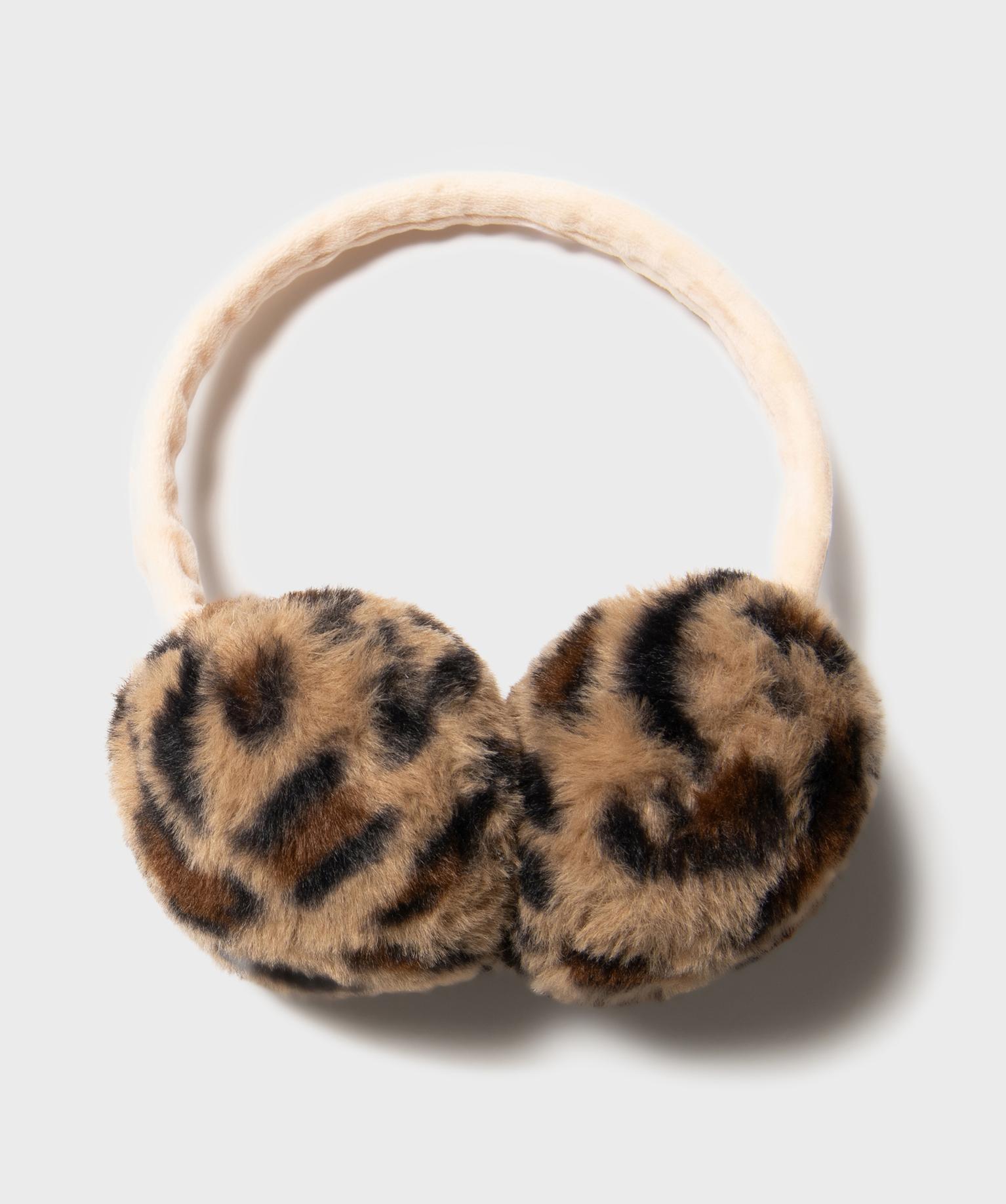 Cache-oreilles en fourrure imitation léopard fille - GEMO