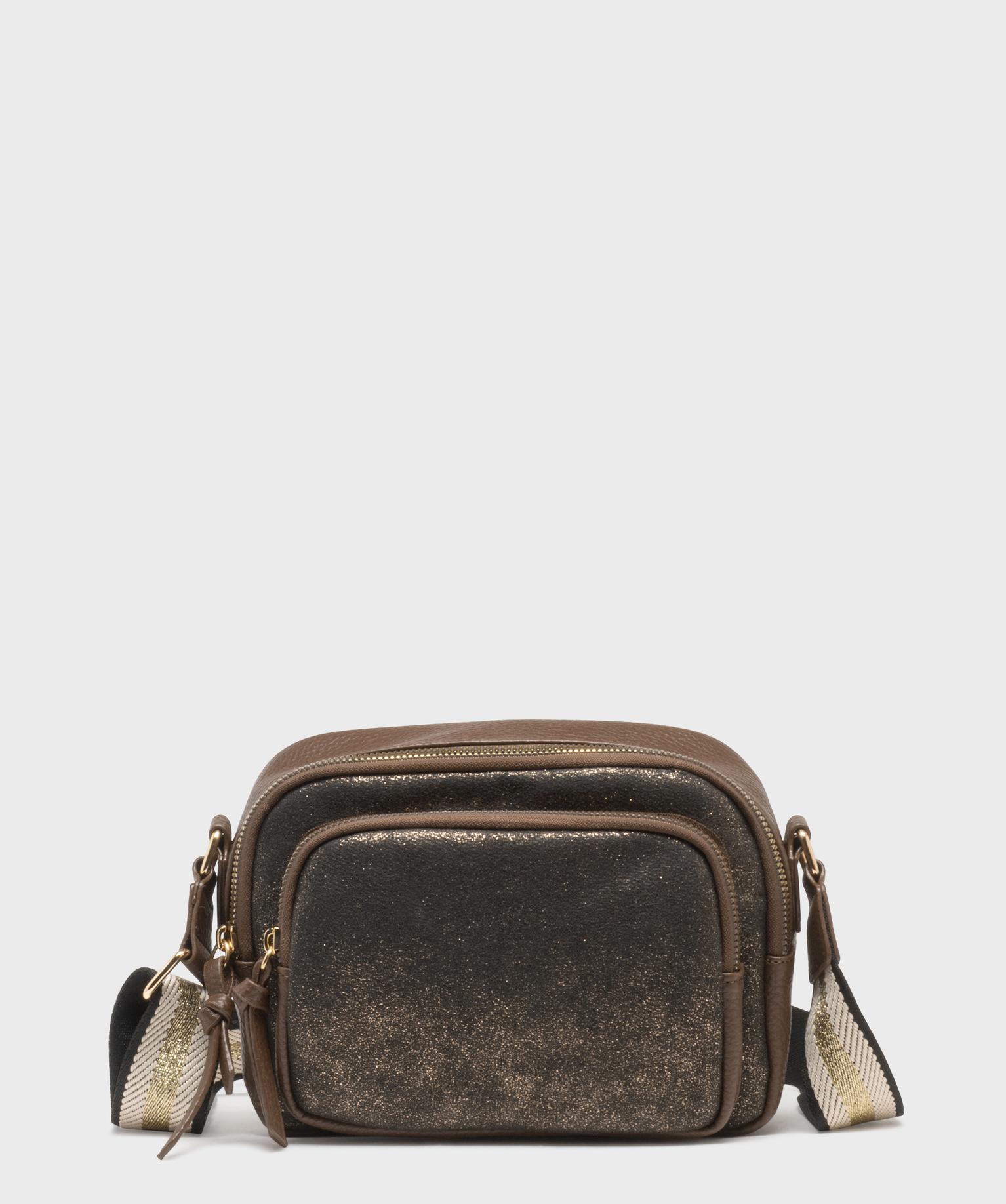 Sac rectangle à bandoulière avec détails métallisés femme - GEMO Sac rectangle à bandoulière avec détails métallisés femme - GEMO