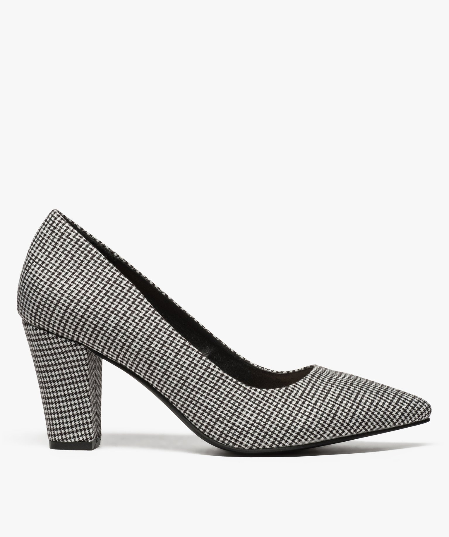 escarpin talon large